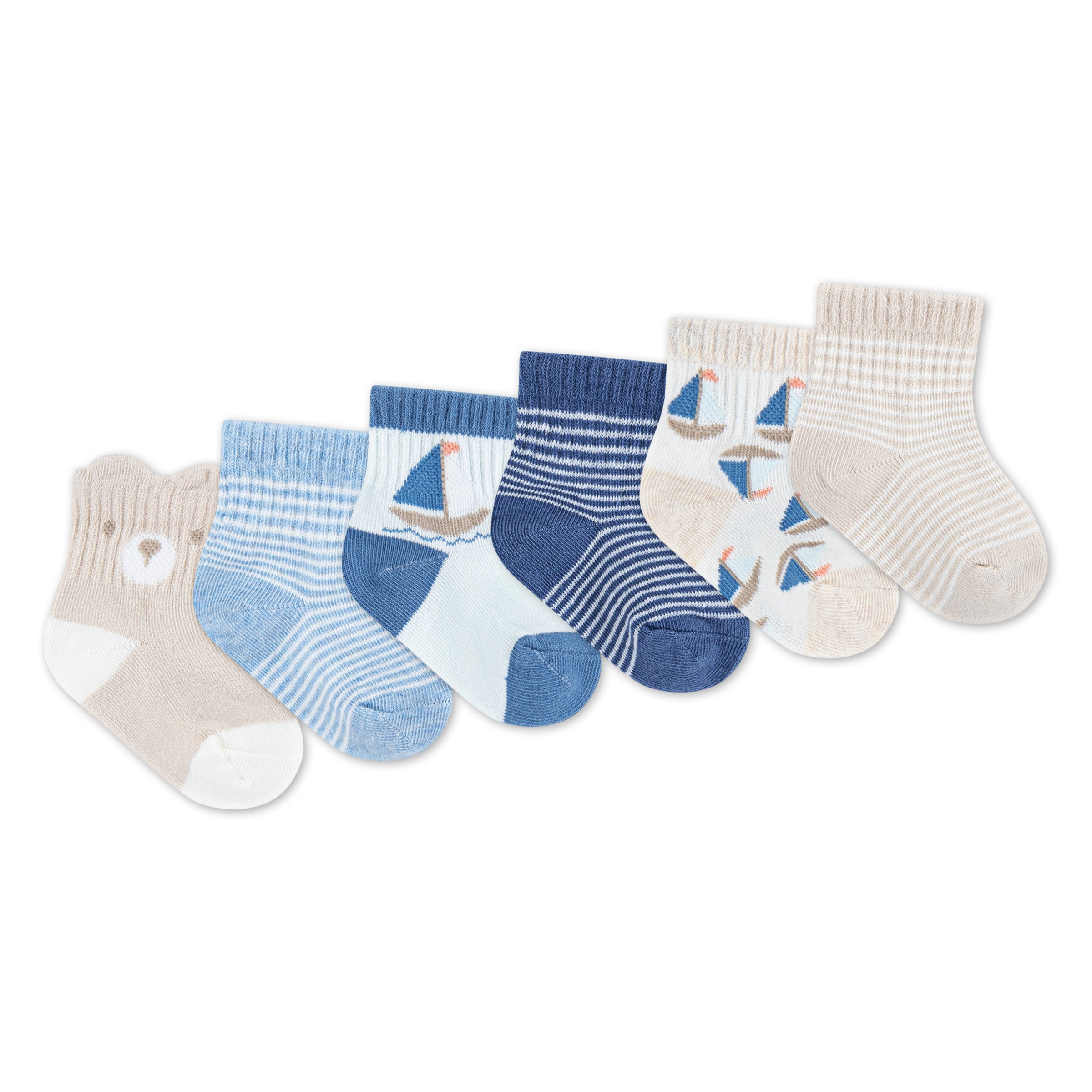 HUGGIES babywear Socken "HGHB 6PK SOCK" Packung, 6 Paar tlg. mit Motiven günstig online kaufen