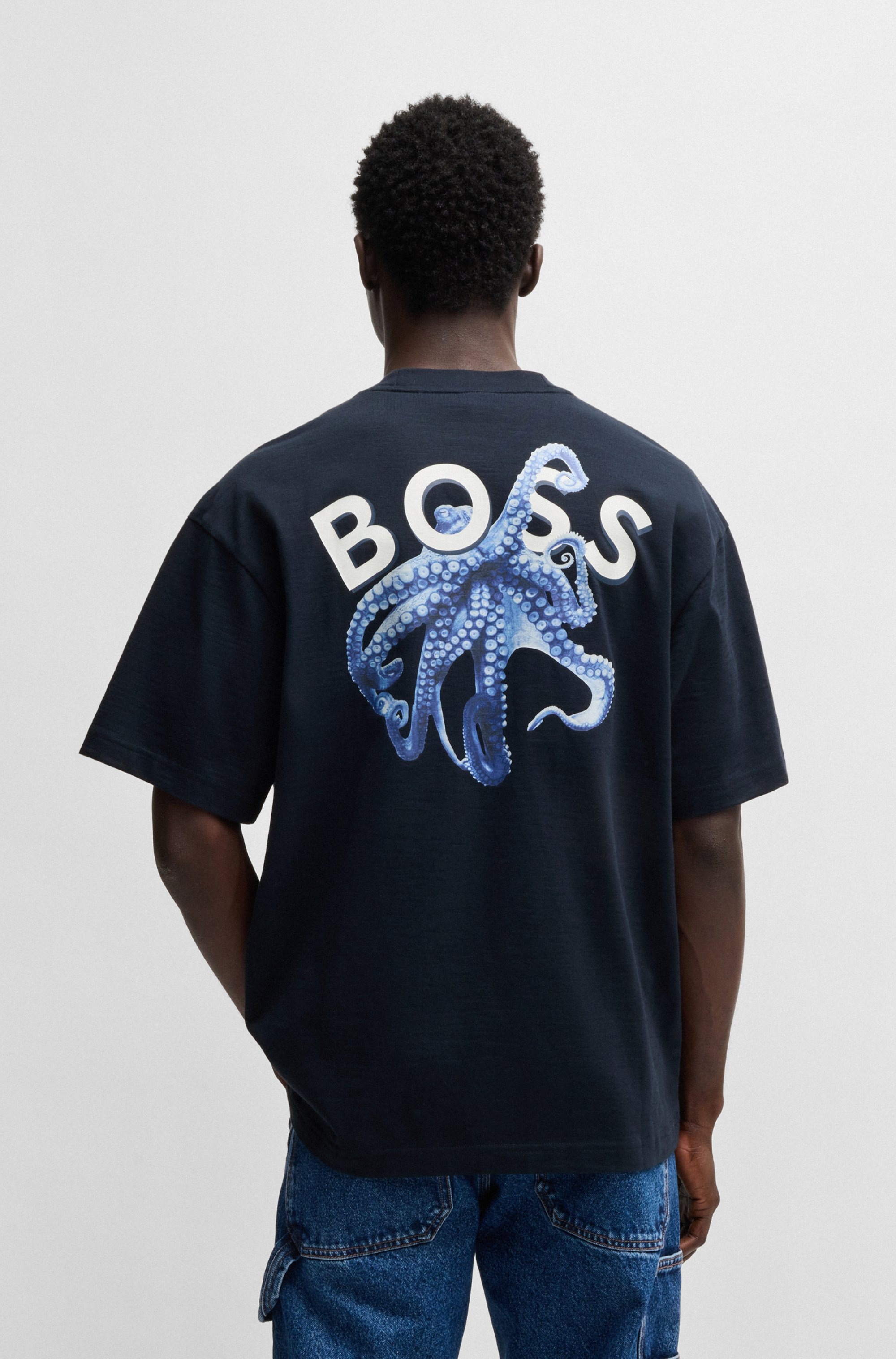 BOSS ORANGE T-Shirt "Te numbers", mit großem Aufdruck hinten günstig online kaufen