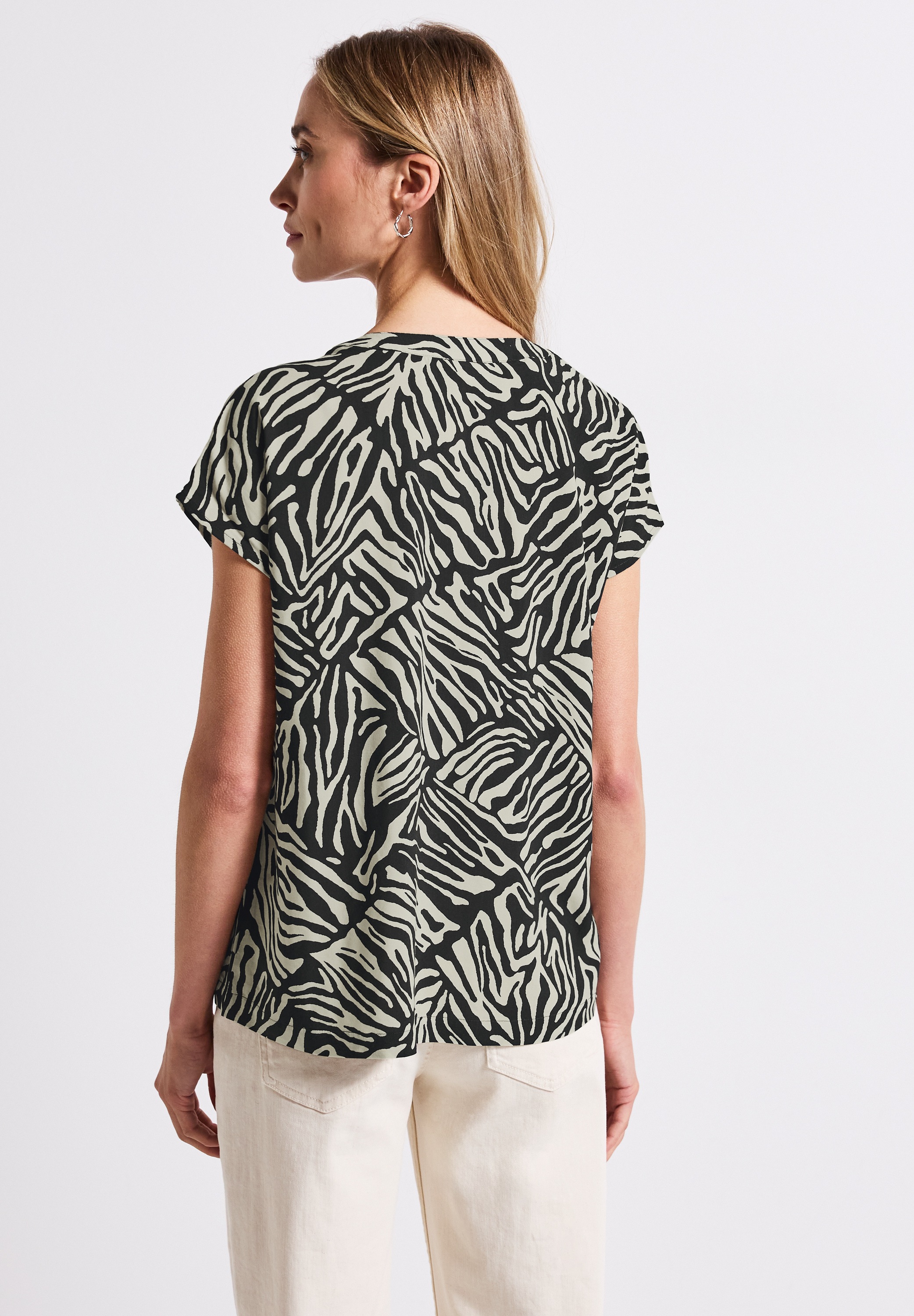 STREET ONE Shirtbluse, mit allover Print günstig online kaufen