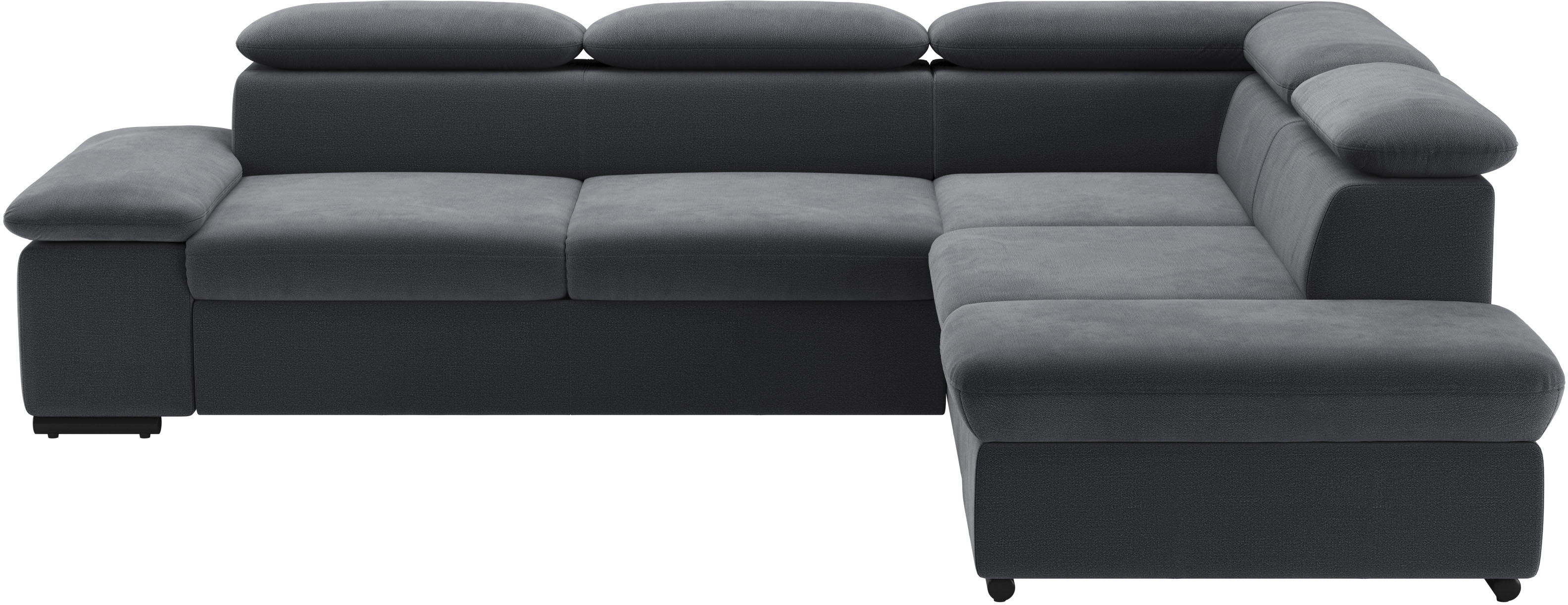 sit&more Ecksofa "Alcudia L-Form, B: 272 cm, Arm- und Kopfteilverstellung, Eckcouch" mit Schlaffunktion, Komfortsitz