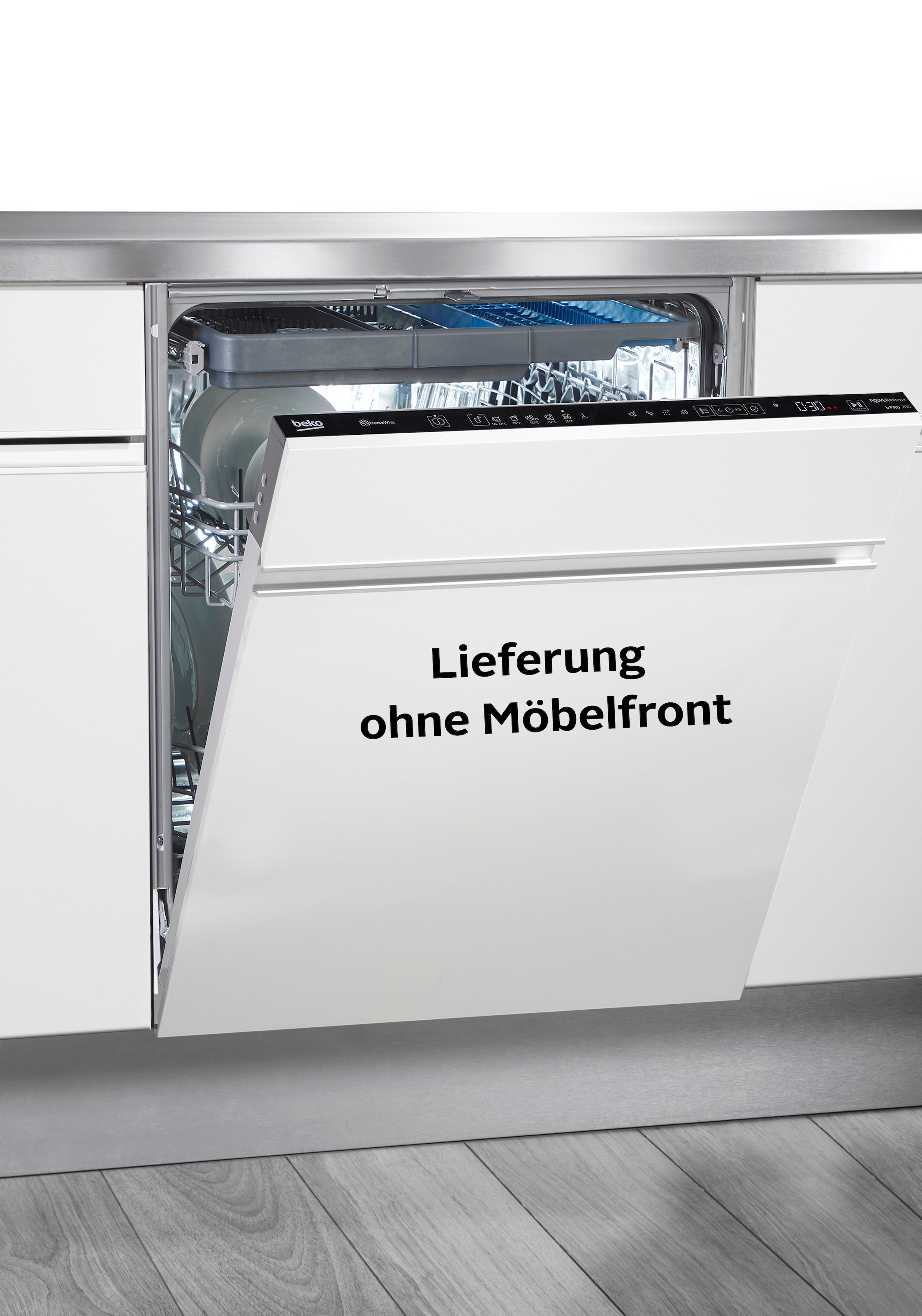 BEKO vollintegrierbarer Geschirrspüler »BDIN36462P« 8,5 l 14 tlg. Maßgedecke Die PowerIntense-Technologie sorgt für herausragende Spülergebnisse
