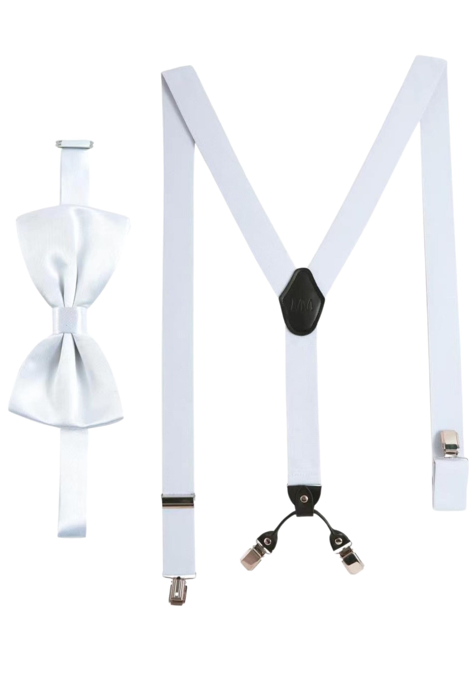 Massi Morino Hosenträger "Massi Morino Hosenträger-Set" 2 Stk. mit Fliege