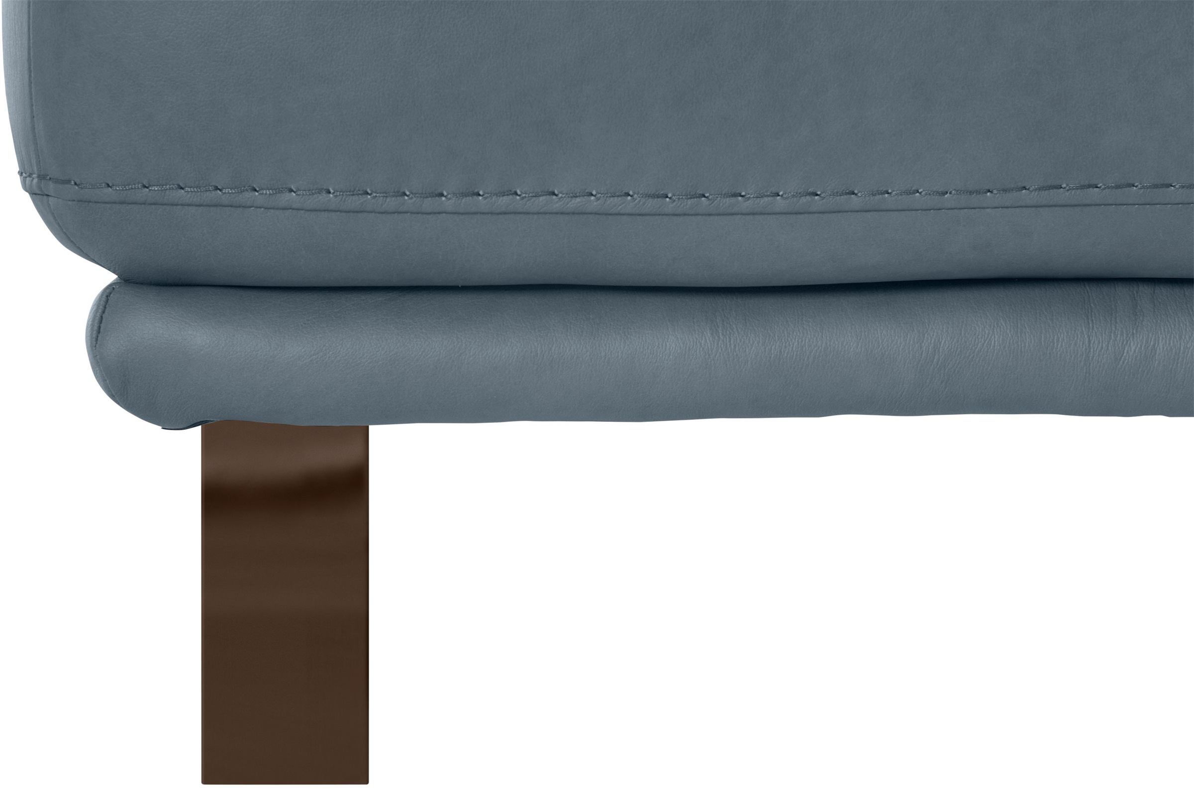 W.SCHILLIG Hocker »montanaa«, mit Metallkufen in Bronze pulverbeschichtet, Breite 71 cm