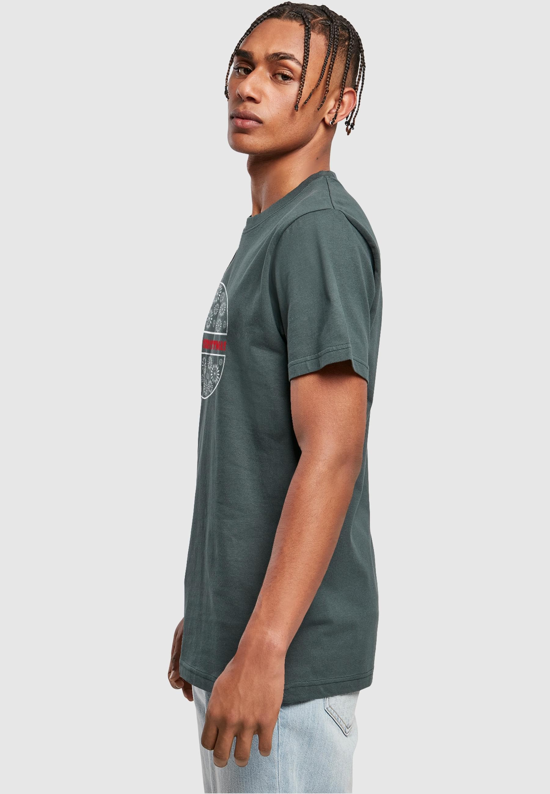 Merchcode T-Shirt »Merchcode Herren Merry Christmas T-Shirt Round Neck«, (1 tlg.)