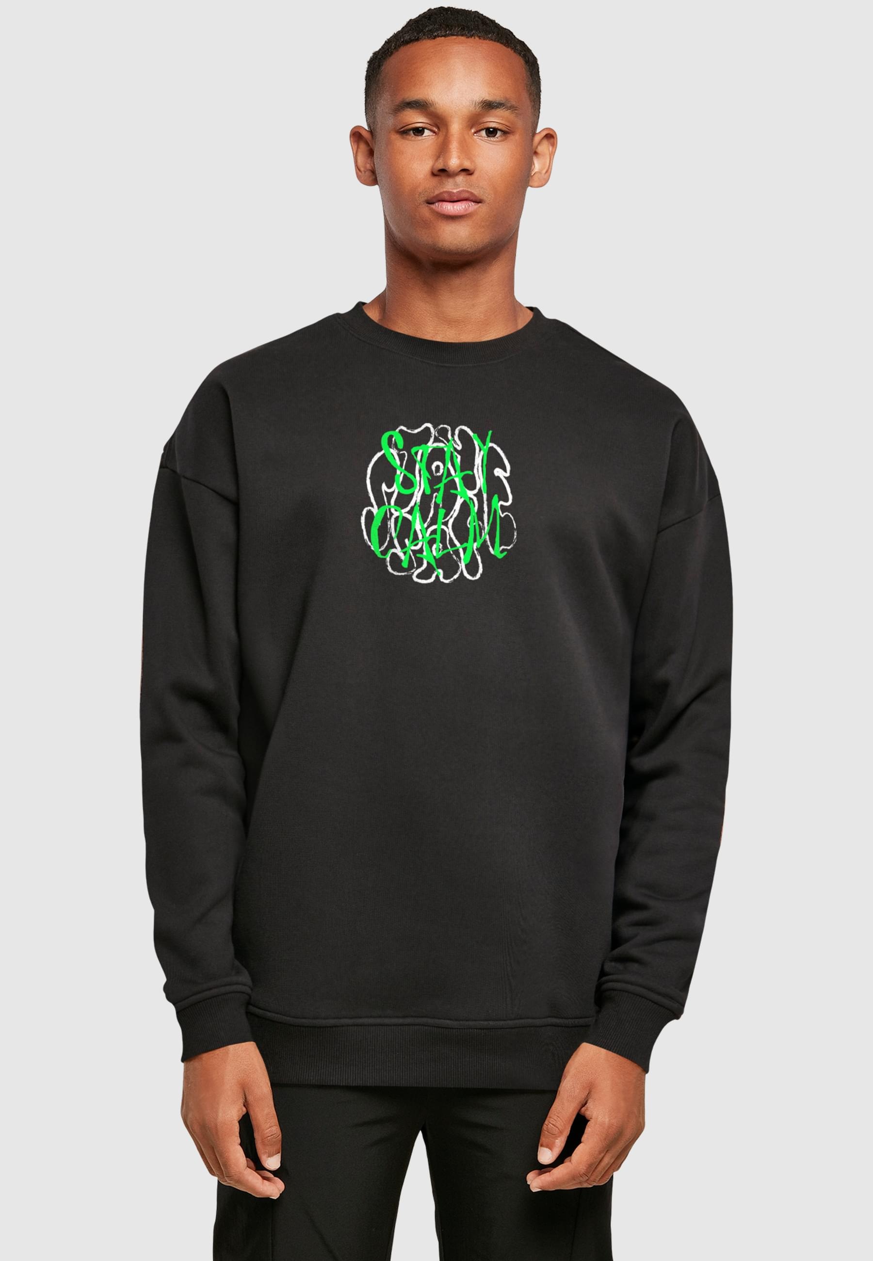 Merchcode Rundhalspullover »Merchcode Wording - Stay Safe One Crewneck«, (1 tlg.)