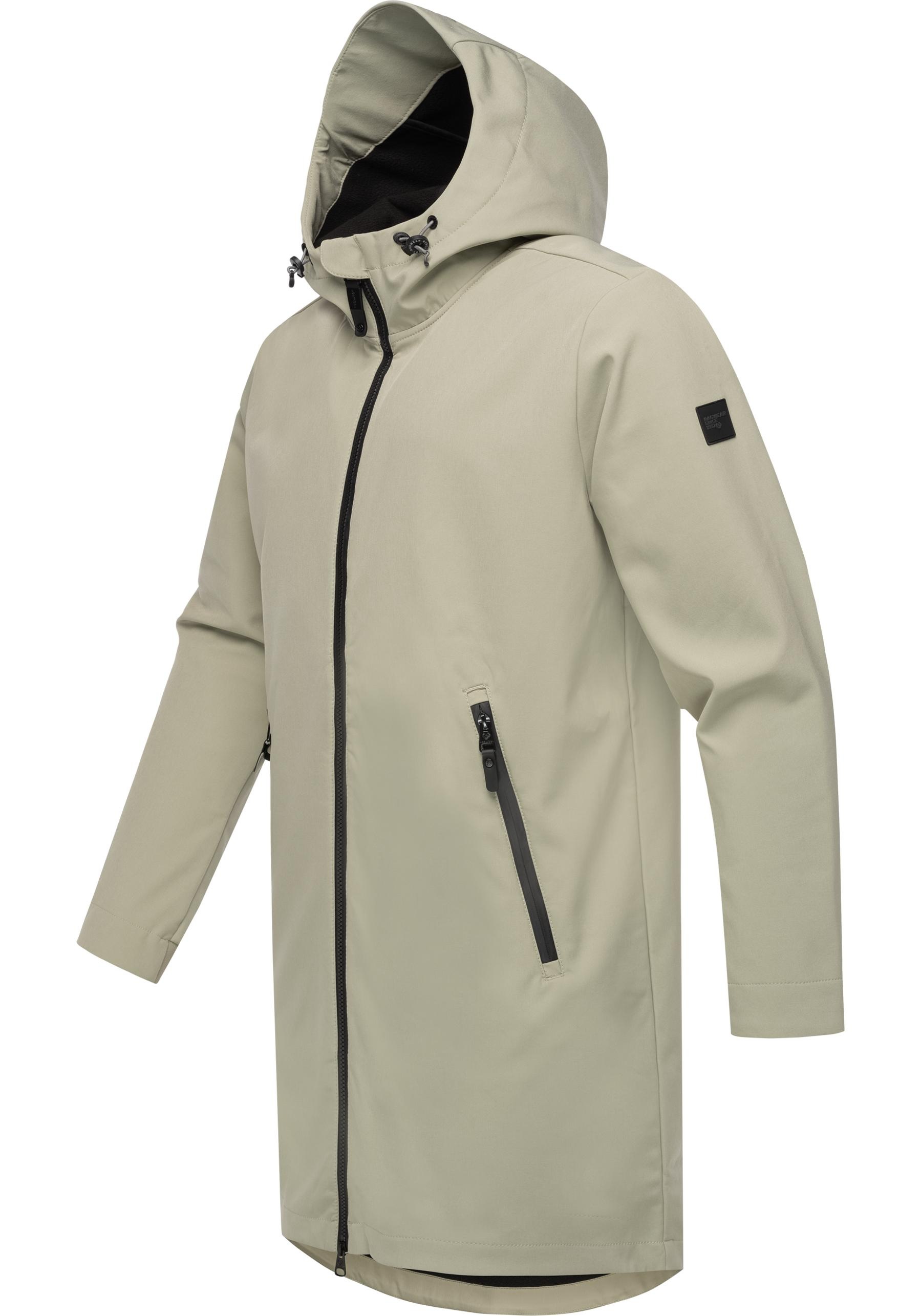 Ragwear Softshellparka "Shellwie Long" mitKapuze Wasserdichter Herren Softs günstig online kaufen
