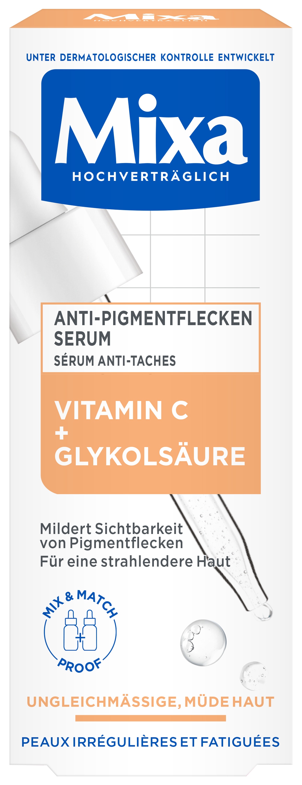 Mixa Gesichtsserum »Mixa Anti-Pigmentflecken Serum«, mit hoher Wirksamkeit