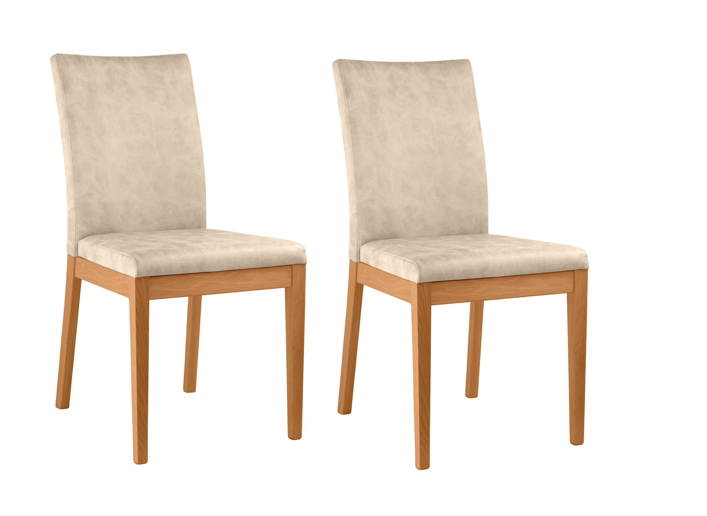 Home affaire 4-Fußstuhl "Dendres" (Set) 2 Stk. Microfaser Sitz und Ruecken günstig online kaufen
