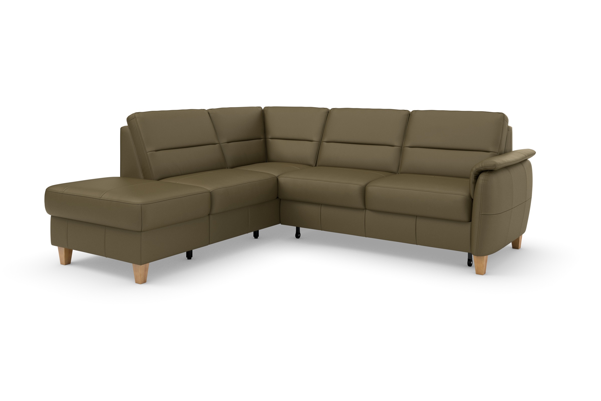 Home affaire Ecksofa »Palmera L-Form, B: 236 cm«, optional Bettfunktion & Bettkasten, Federkern