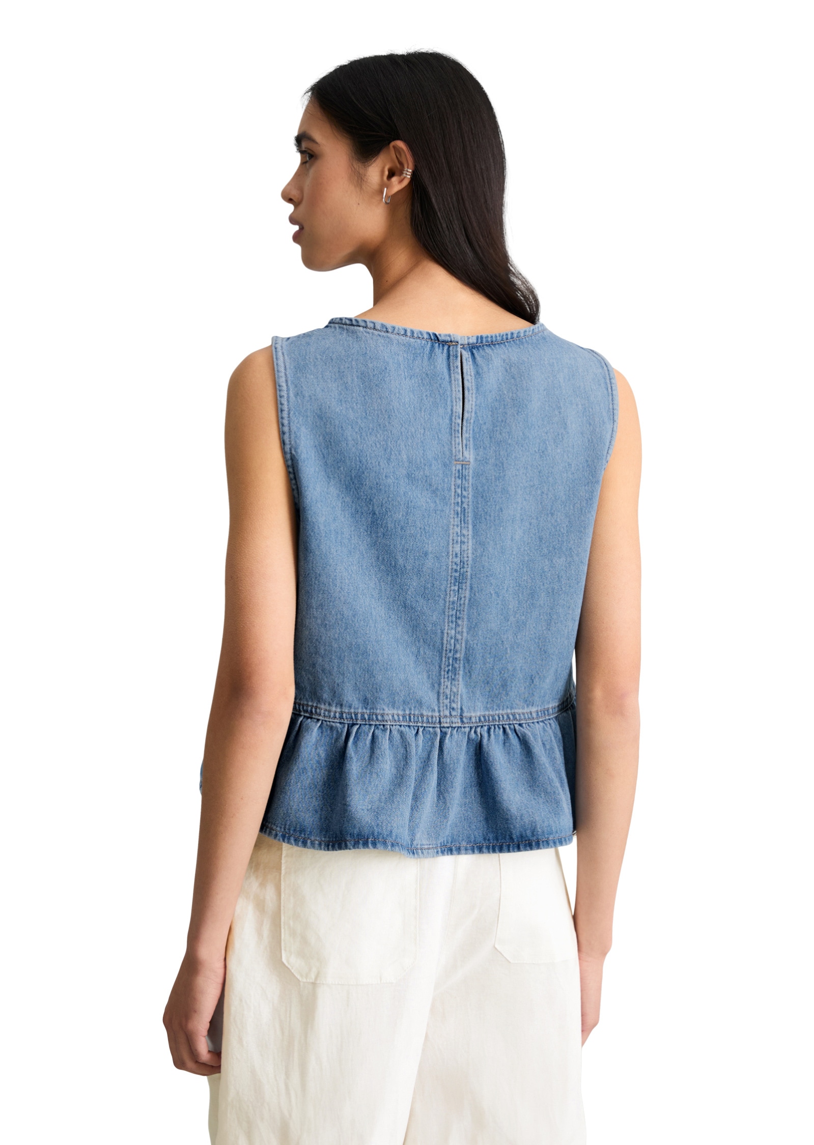 Marc O'Polo DENIM Blusentop »aus reinem Organic Cotton«