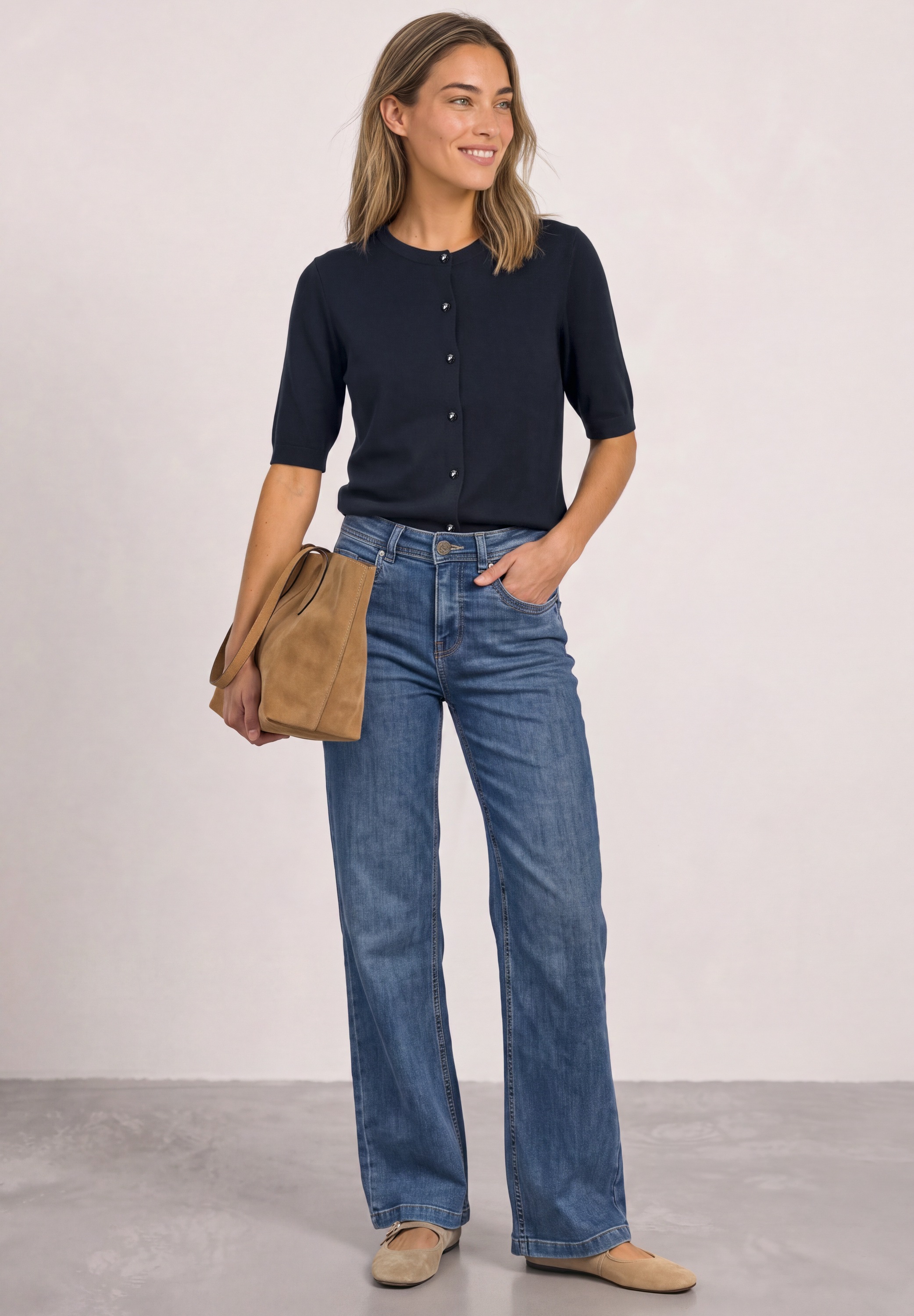 STREET ONE Cardigan mit Knopfleiste
