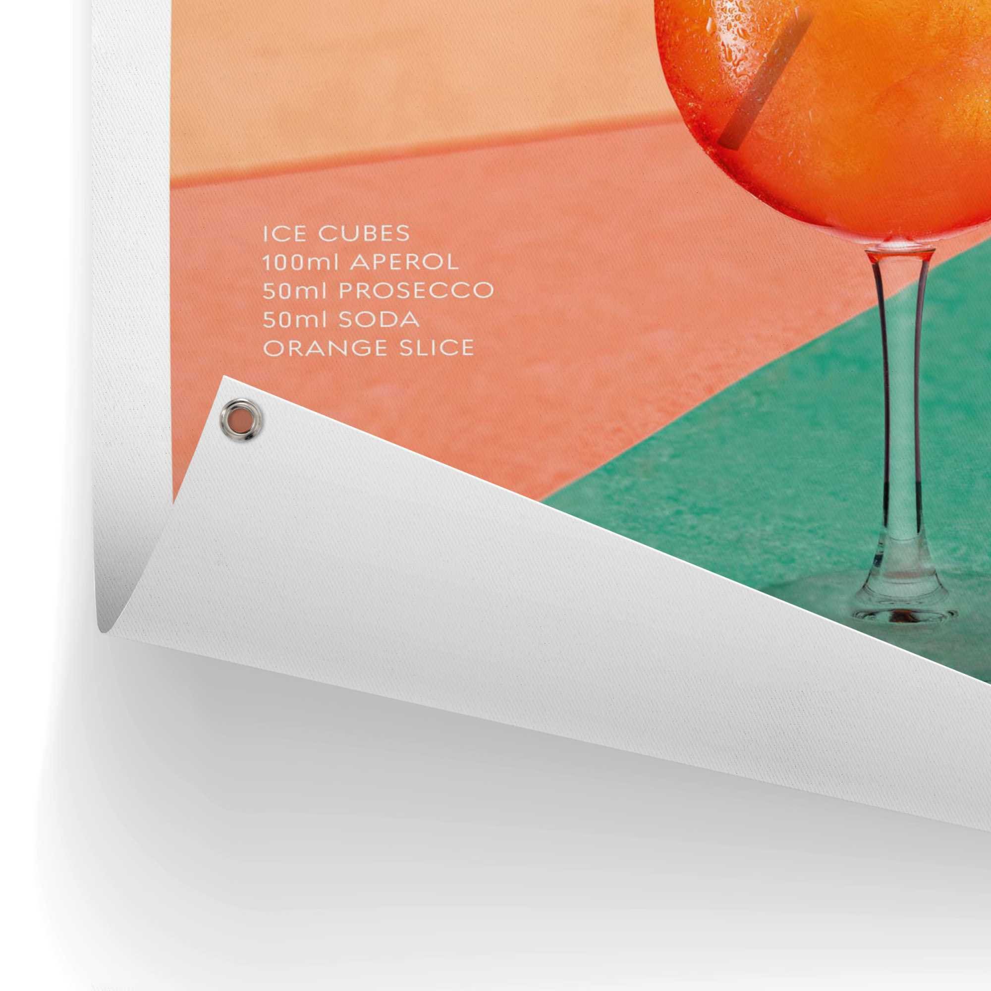 Reinders! Poster »Aperol Time«, Garten - Orange - Leinwand - Essen und Trinken - 60x80 cm