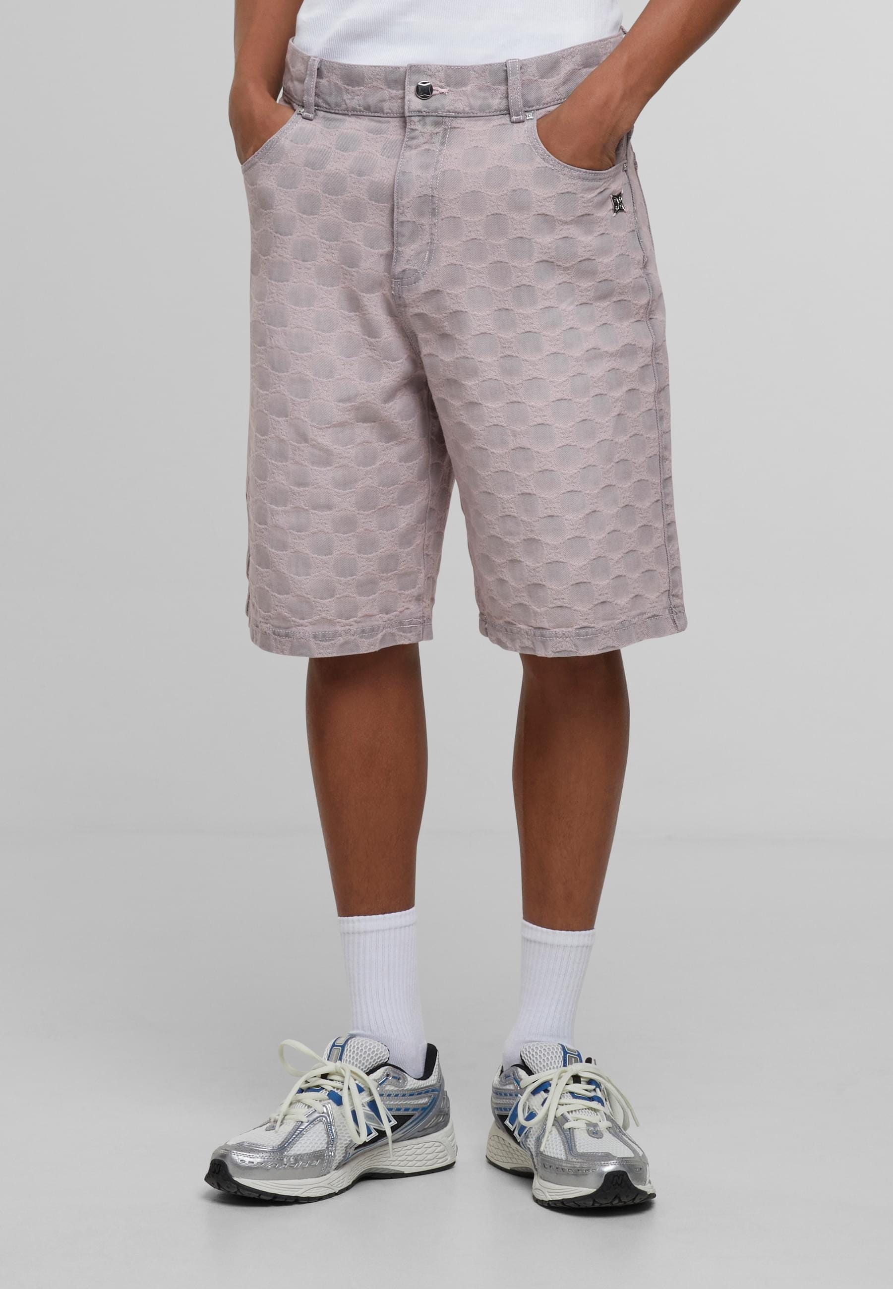 PEQUS Cargoshorts »PEQUS PEQUS Aether Monogram Denim Jorts«, (1 tlg.)