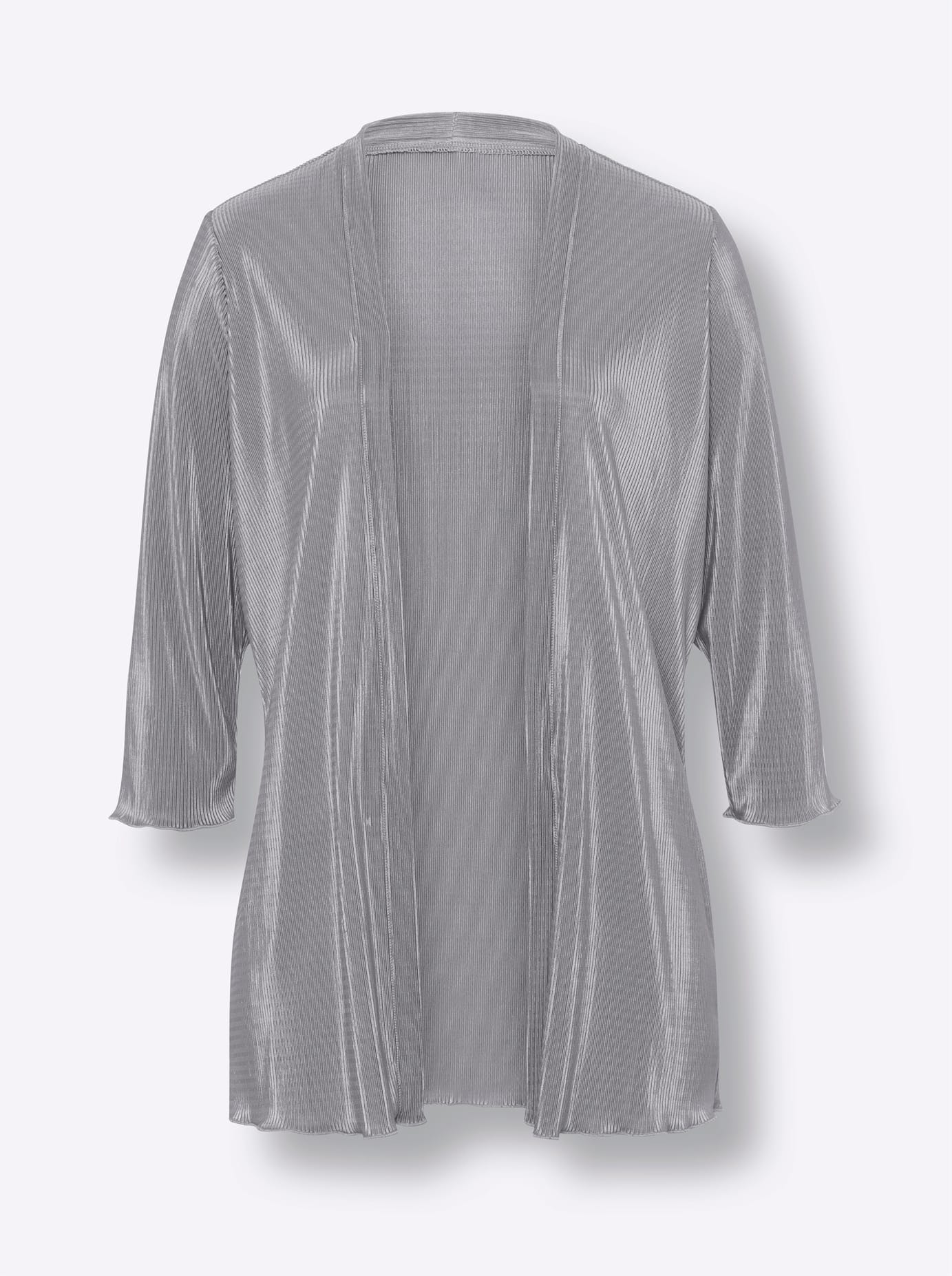 Classic Basics Shirtjacke »Plissee-Shirtjacke«, (1 tlg.)