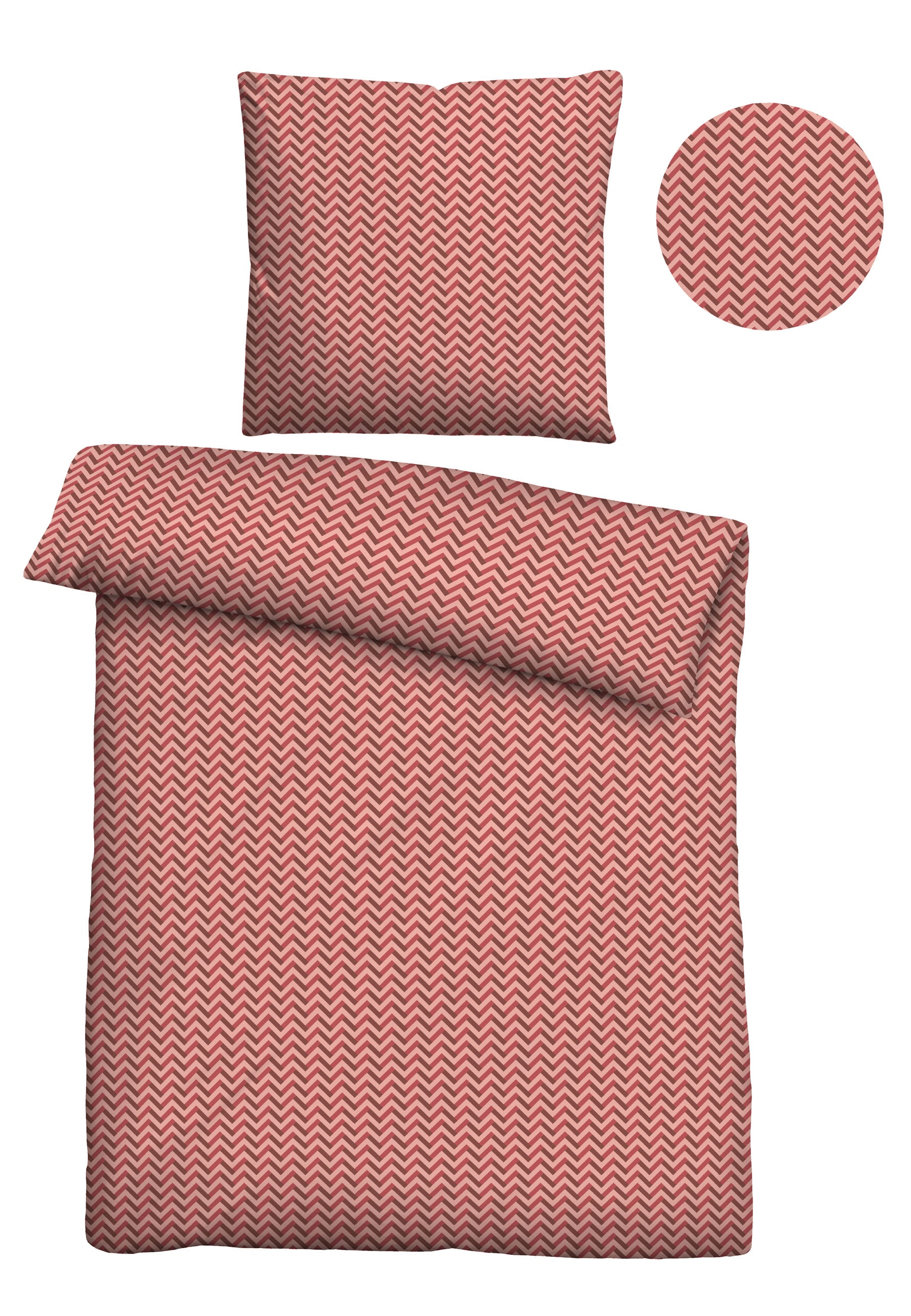 Castell - Markenbettwäsche Bettwäsche "0070734" 2 Stk. bügelfrei, 100 % Bau günstig online kaufen