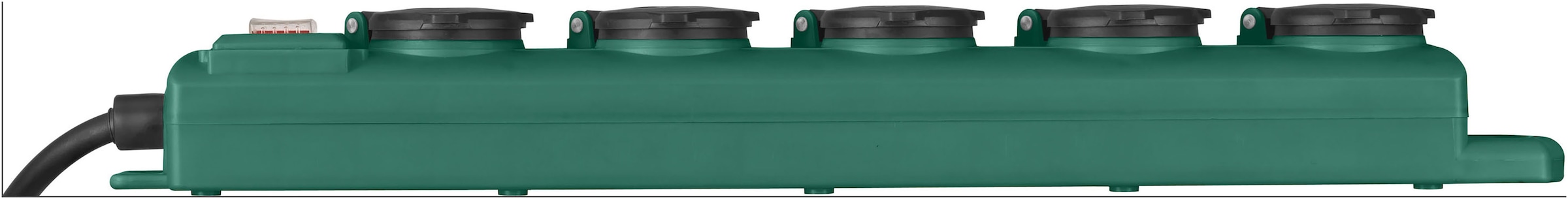 Brennenstuhl Steckdosenverteiler »Super-Solid SL 554 DE IP54 5-fach 5m H07RN-F3G1,5« 5-fach (Ein- / Ausschalter | Schalterbeleuchtung Kabellänge 5 m)