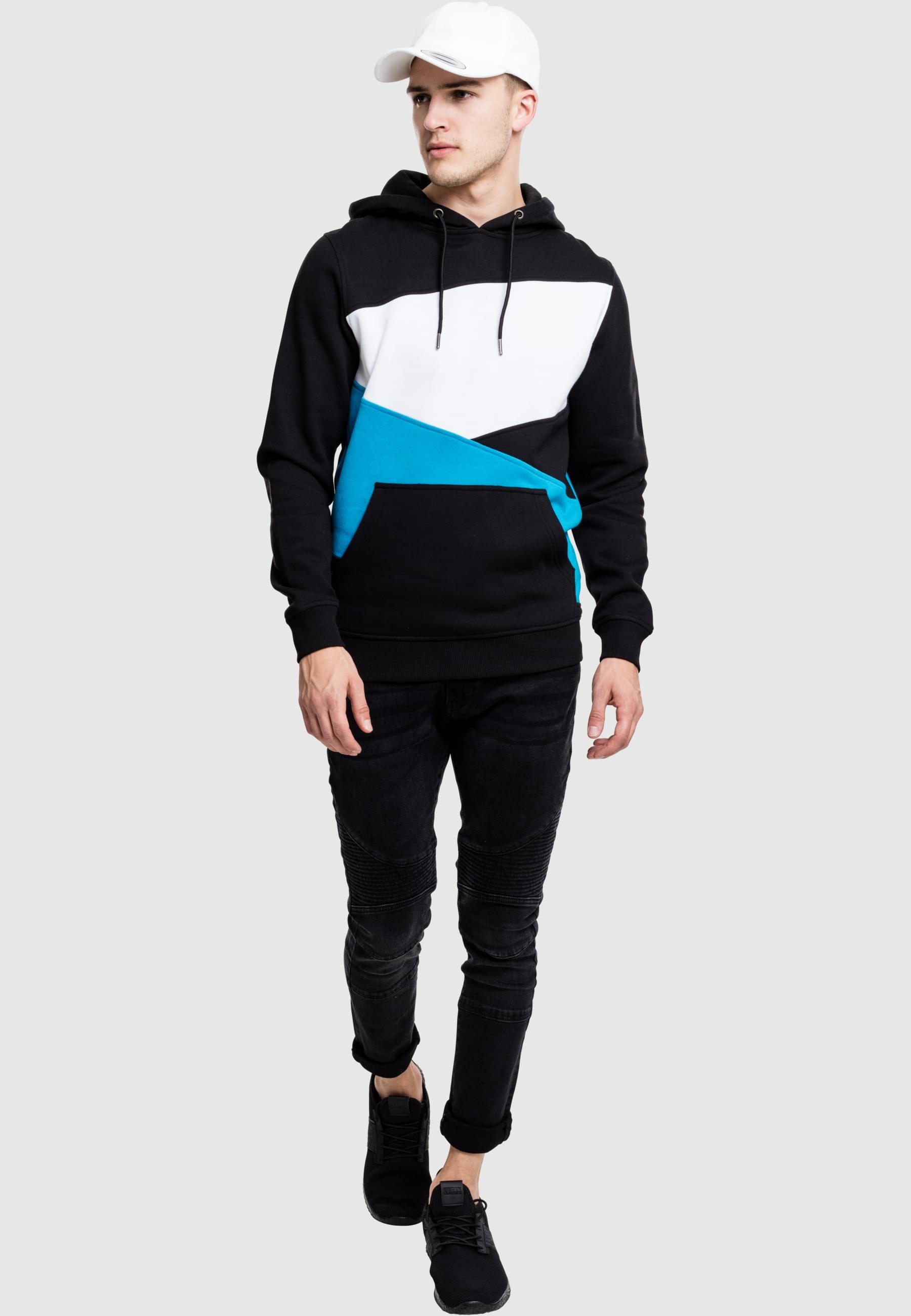 URBAN CLASSICS Sweatshirt »Urban Classics Herren Zig Zag Hoody«, (1 tlg.)