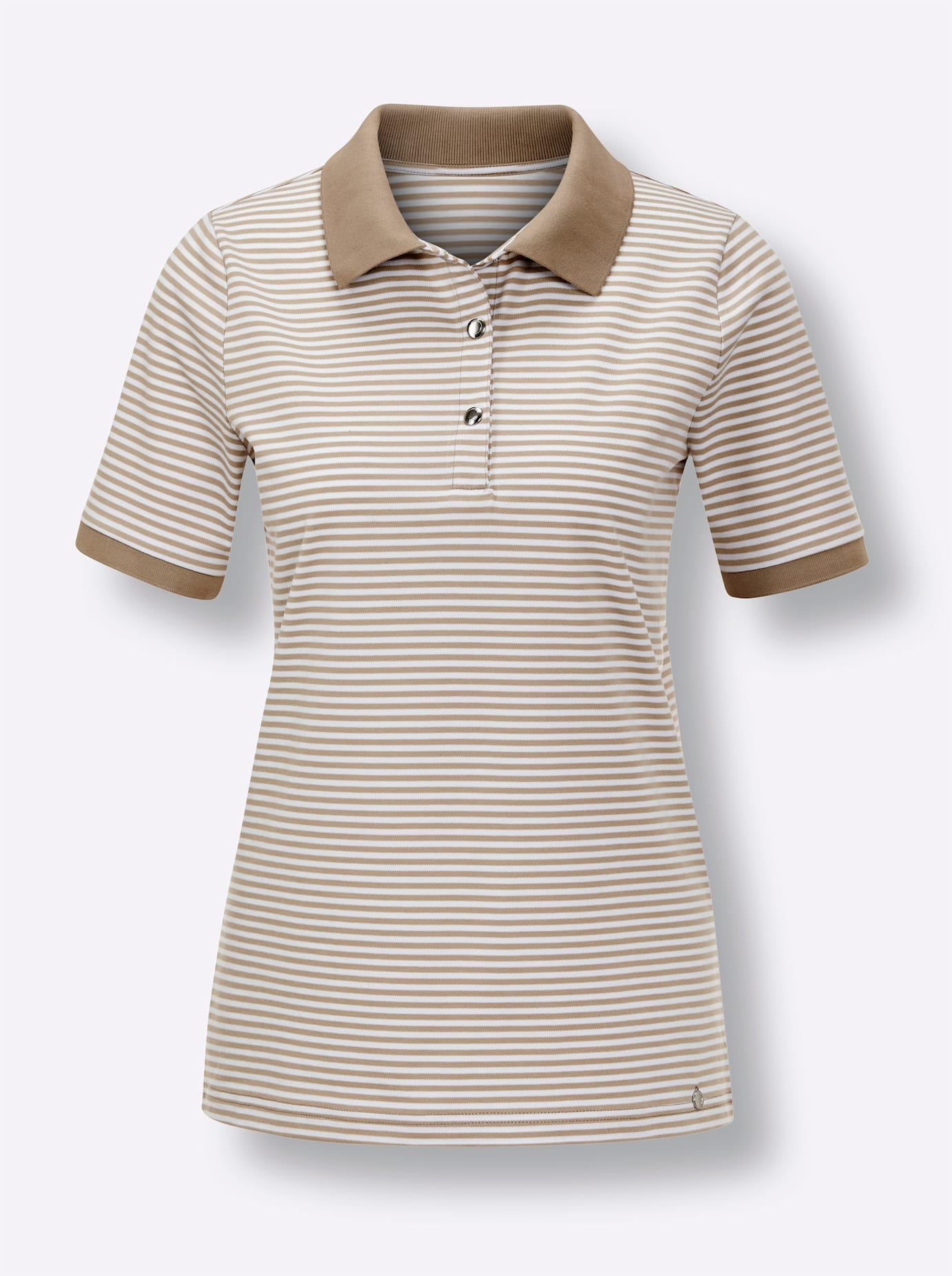 CREATION L PREMIUM Poloshirt »Lyocell-Baumwoll-Shirt«, (1 tlg.)