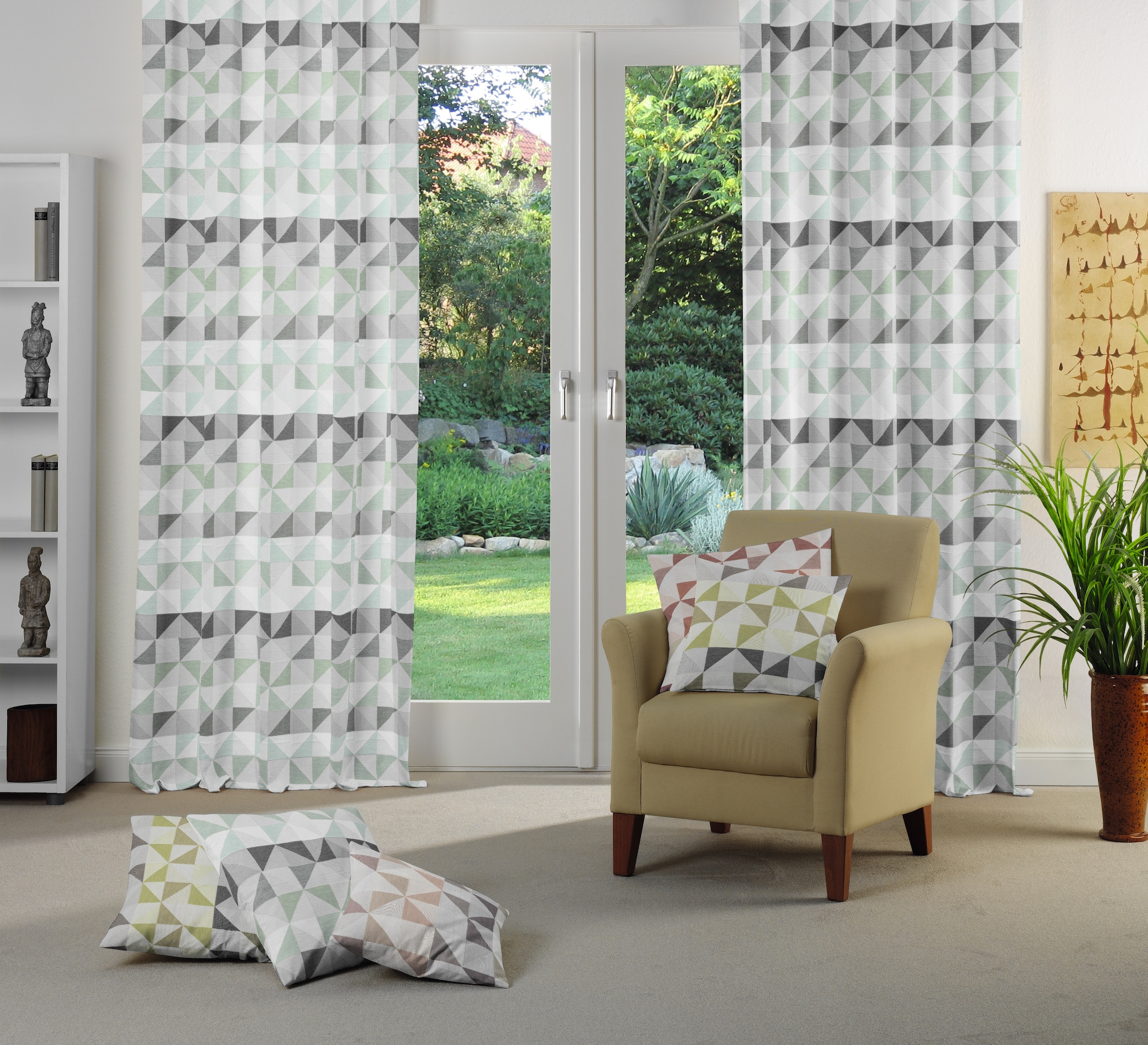 Wirth Vorhang "Berlare" Schlaufen 1 Stk. tlg. günstig online kaufen