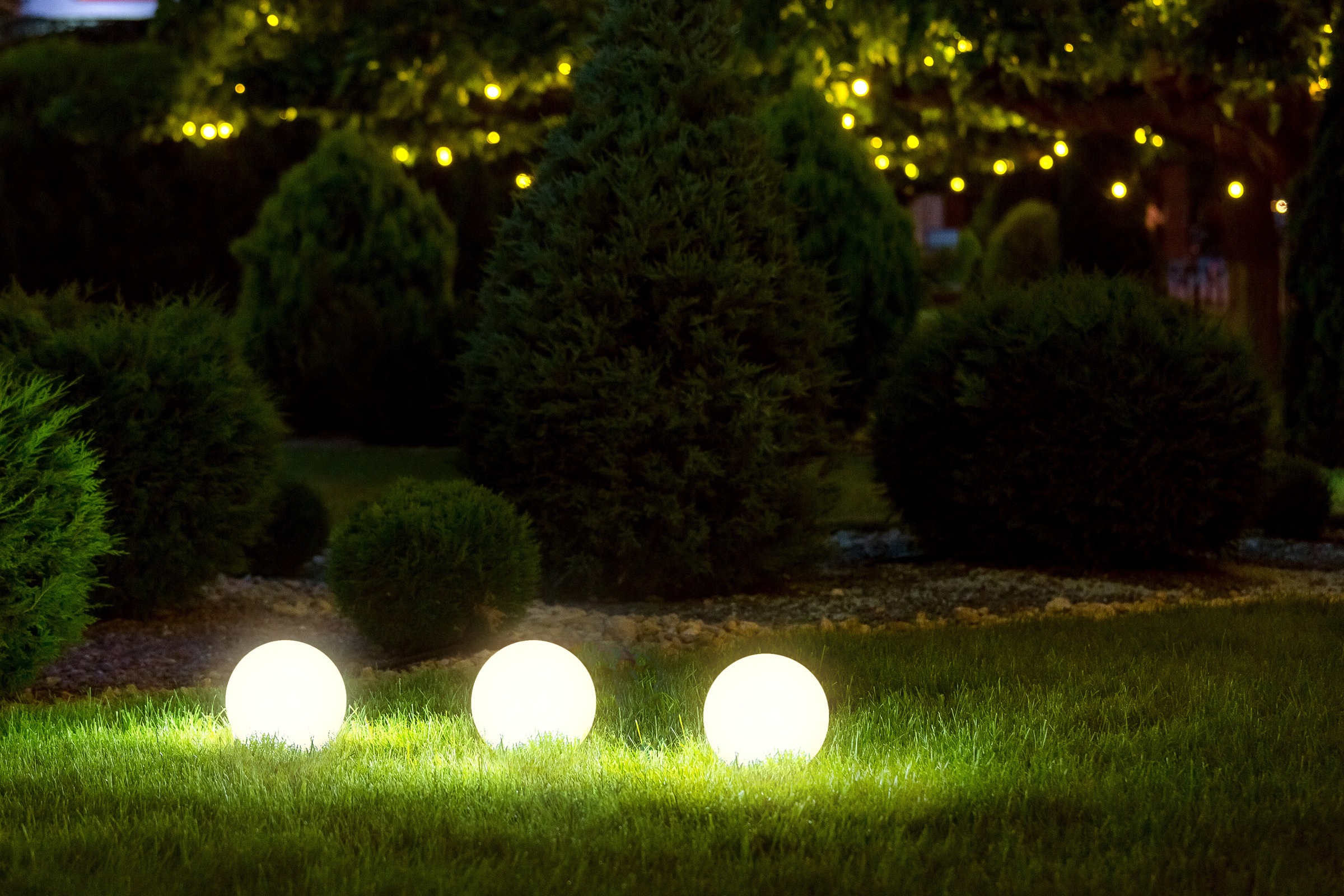 my home LED Solarleuchte "Orlaith, LED-Solar Kugelleuchten, 3er Set", Leuch günstig online kaufen