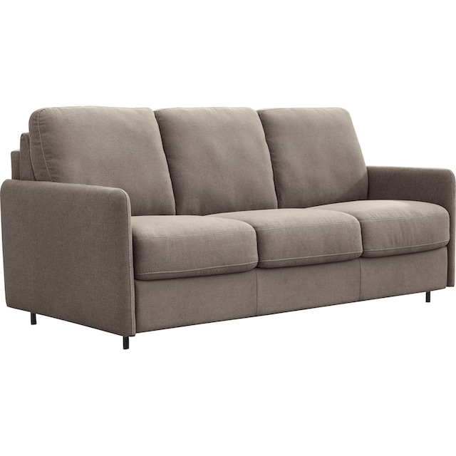 Nias Italia Schlafsofa »Livorno«, inkl. Matratzen und Metallklappgestell, Liegefläche  150/208 cm | BAUR