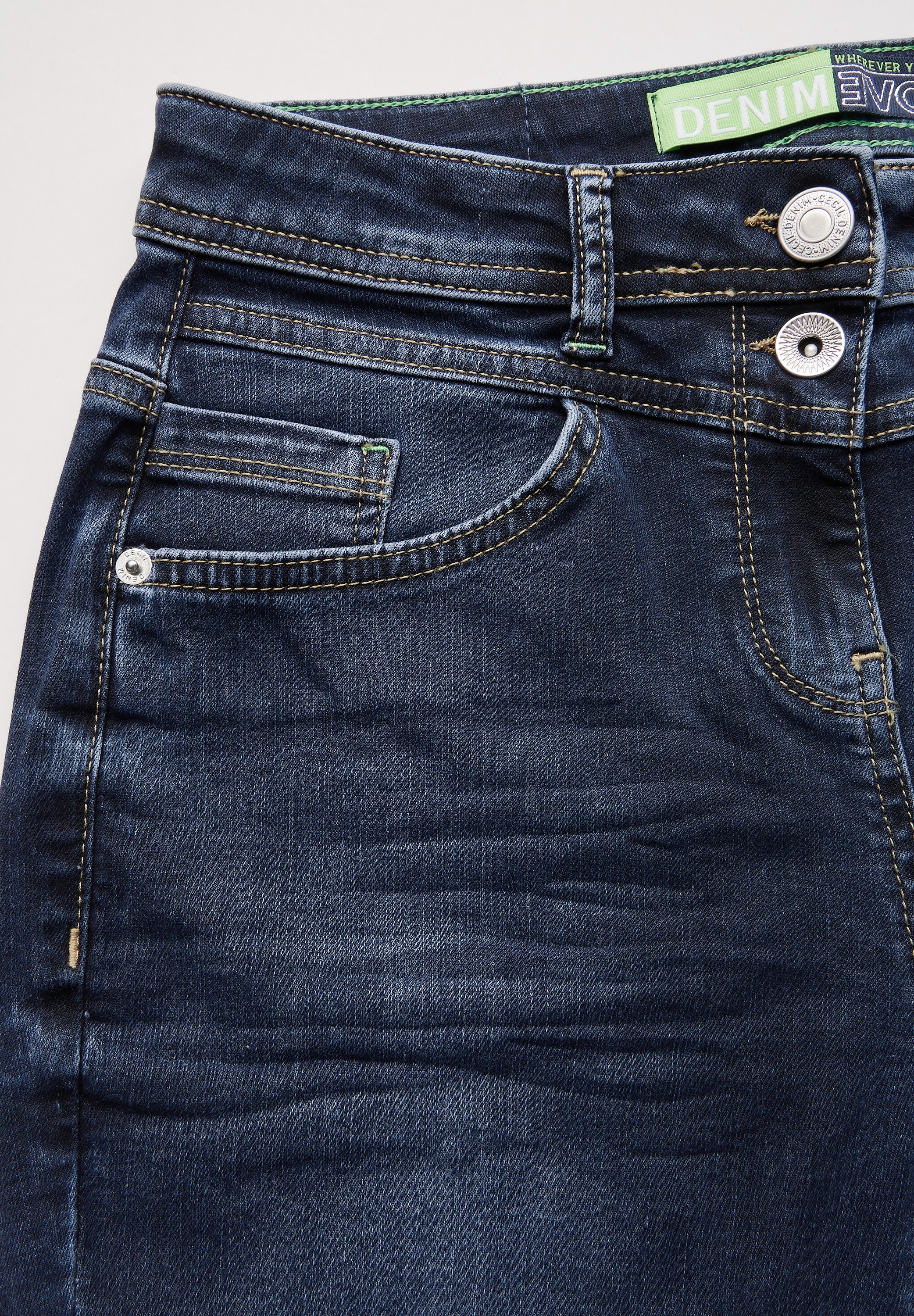 Cecil Comfort-fit-Jeans, Middle Waist