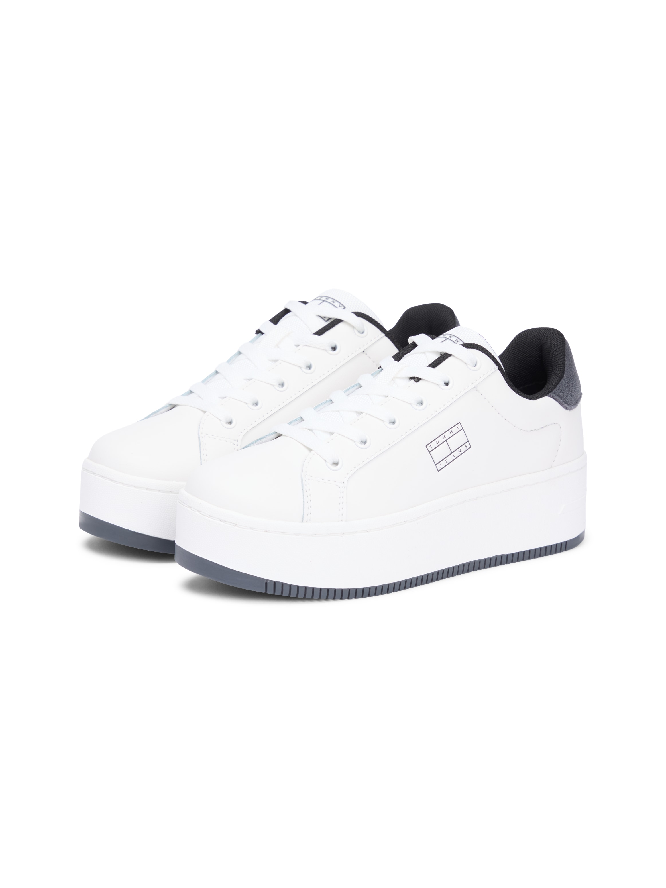 Tommy Jeans Plateausneaker "TJW FLATFORM ESS MU", Freizeitschuh, Halbschuh, günstig online kaufen