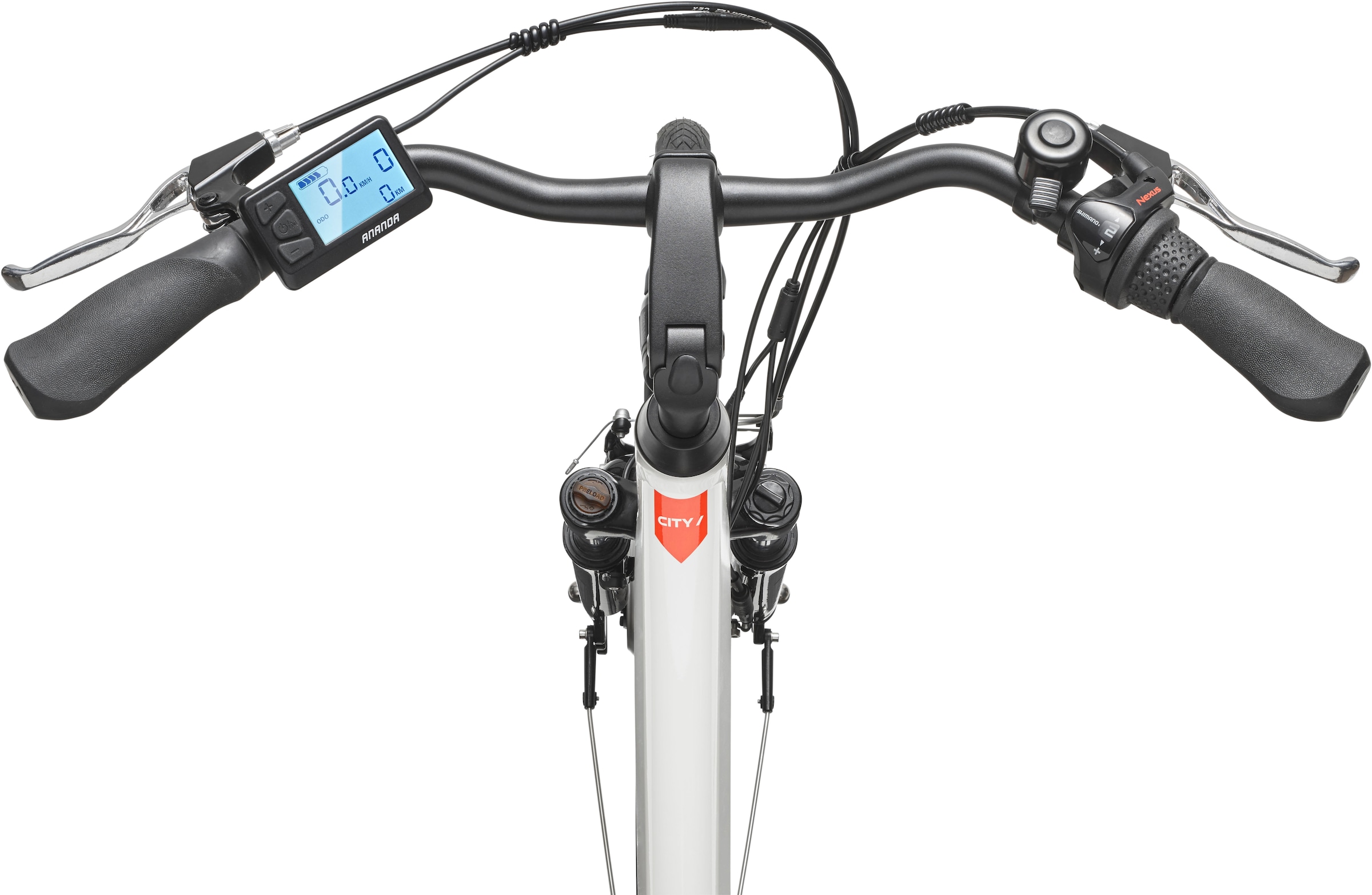 Telefunken E-Bike »Multitalent RC835«, 3 Gang, Shimano, Frontmotor 250 W, (28 Zoll, Straßenzulassung, ca. 100 km Reichweite), Pedelec, Elektrofahrrad für Herren u. Damen, tiefer Einstieg