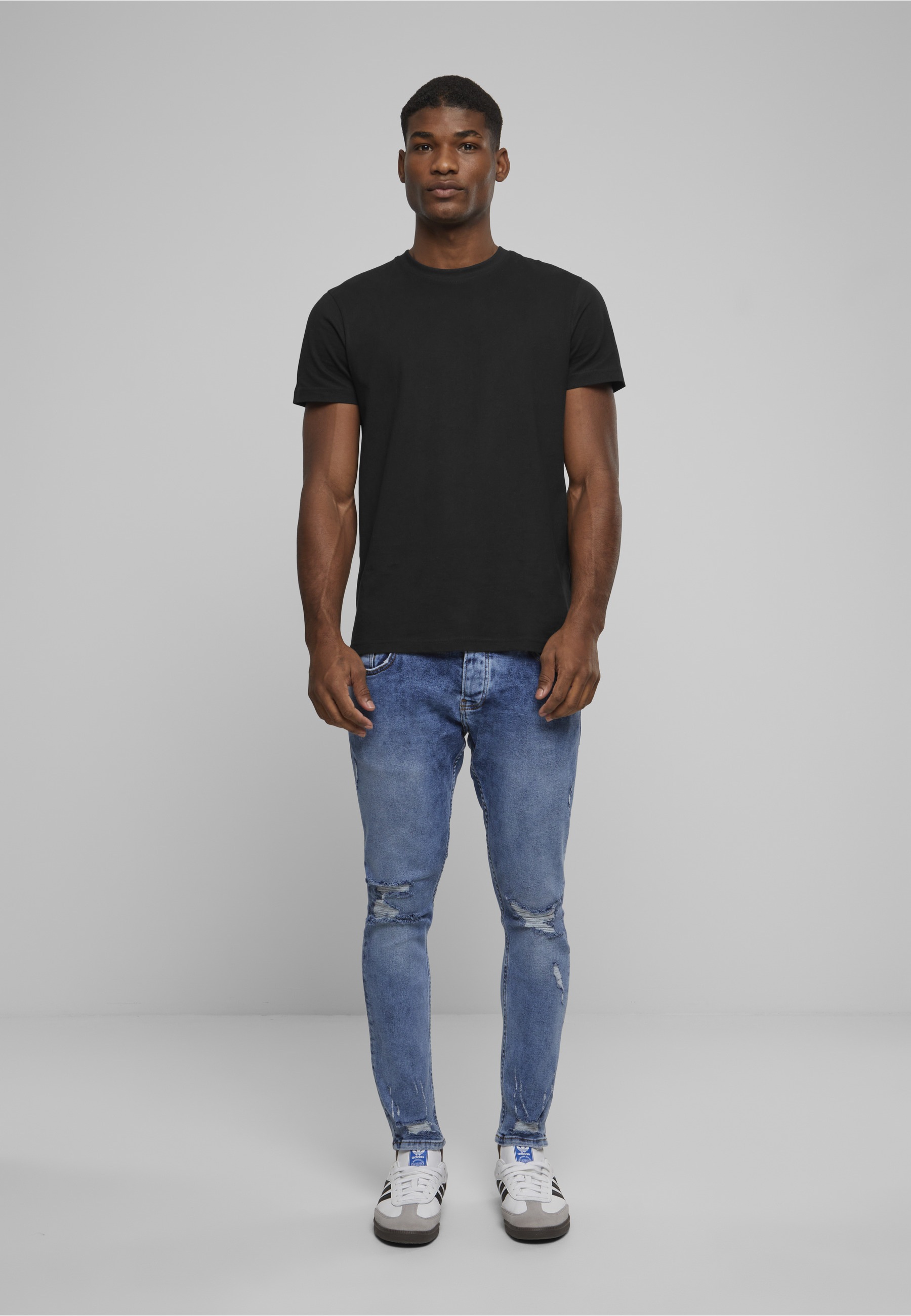 2Y Premium Bequeme Jeans »2Y Premium Herren 2Y Destroyed Skinny Cropped Denim«