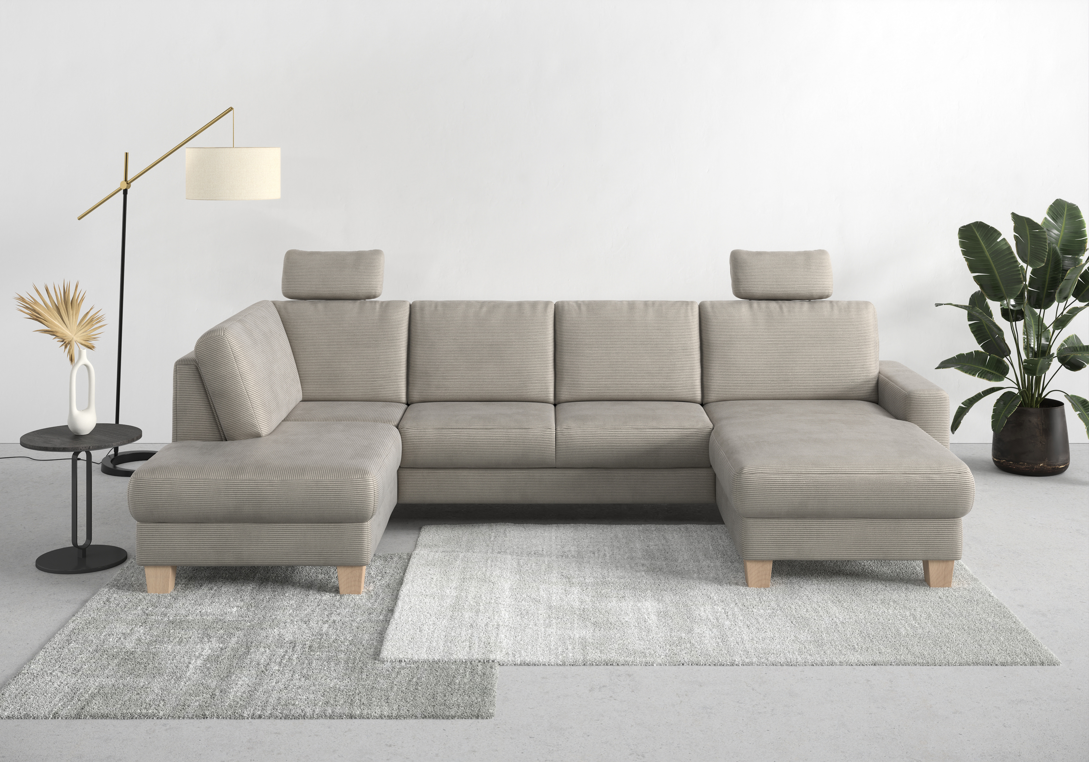 Sitzfläche, home bestellen U-Form in »Bulky«, XXL collection aufgebaut ATLANTIC | modular Wohnlandschaft und BAUR