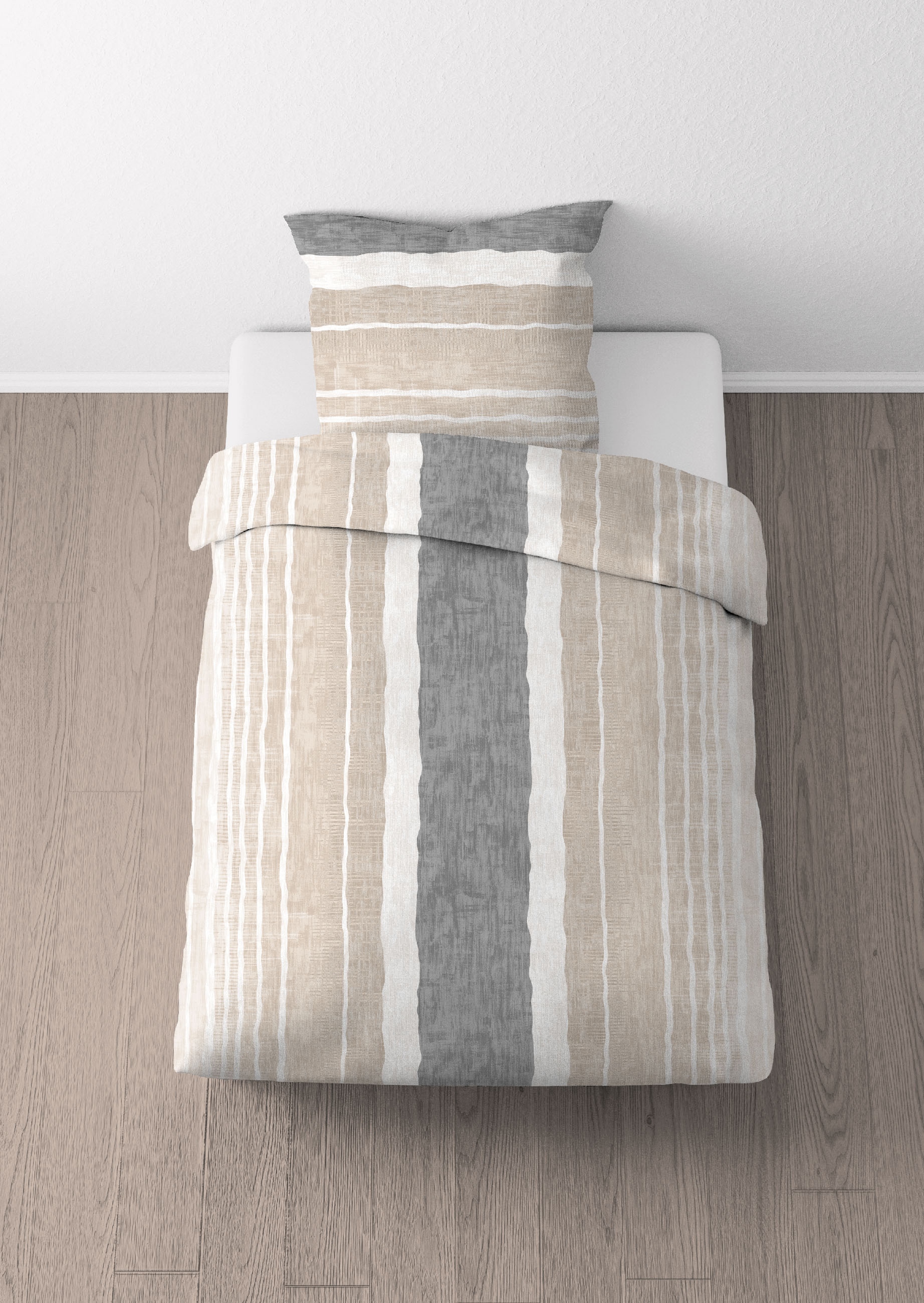 Castell - Markenbettwäsche Bettwäsche "0350350" 2 Stk. tlg. Poly-Cotton, wo günstig online kaufen