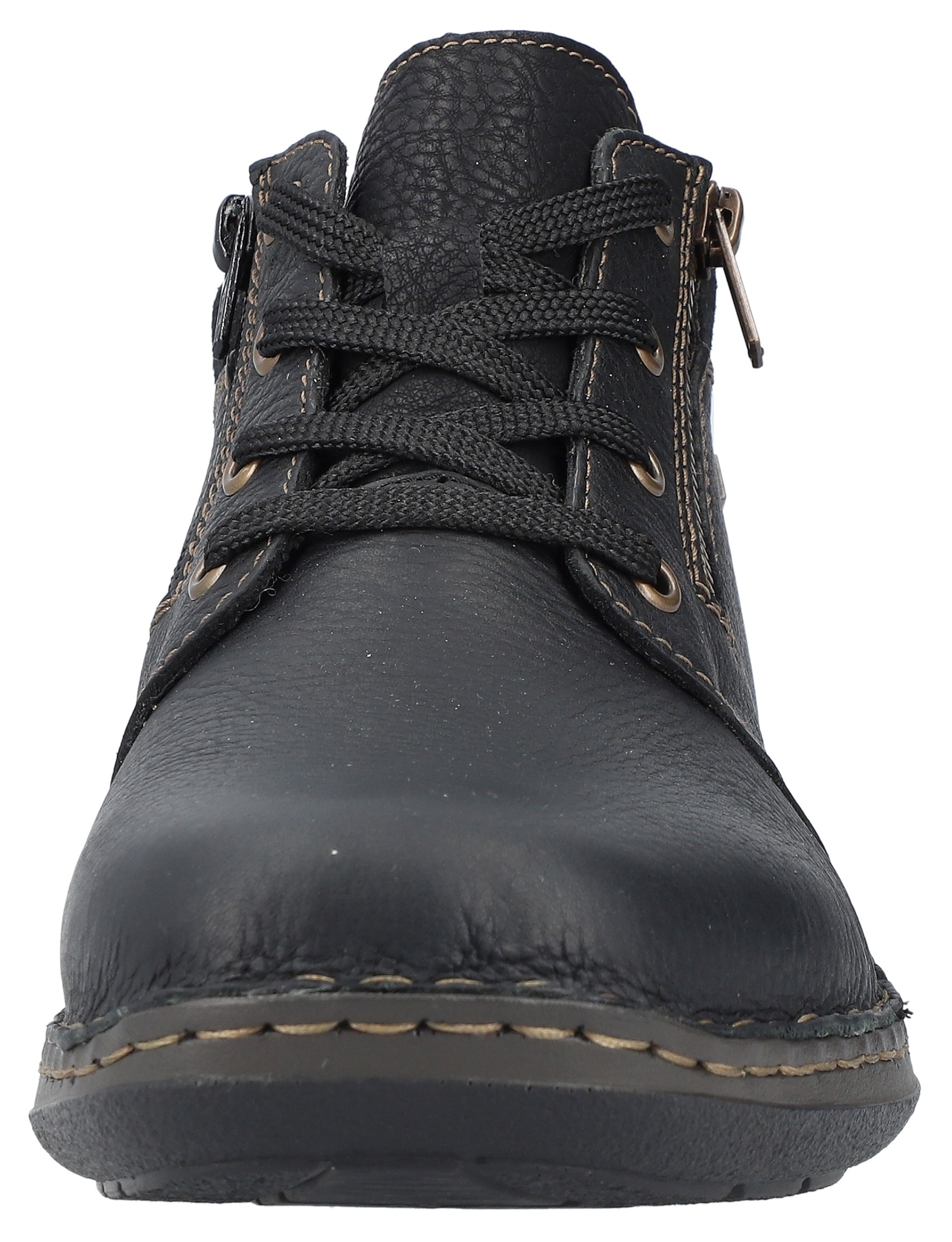Winterboots RIEKER, Herren, Gr. 44, schwarz, Leder, Lederimitat, Schuhe Winterboots, mit wasserabweisender TEX-Membran 3