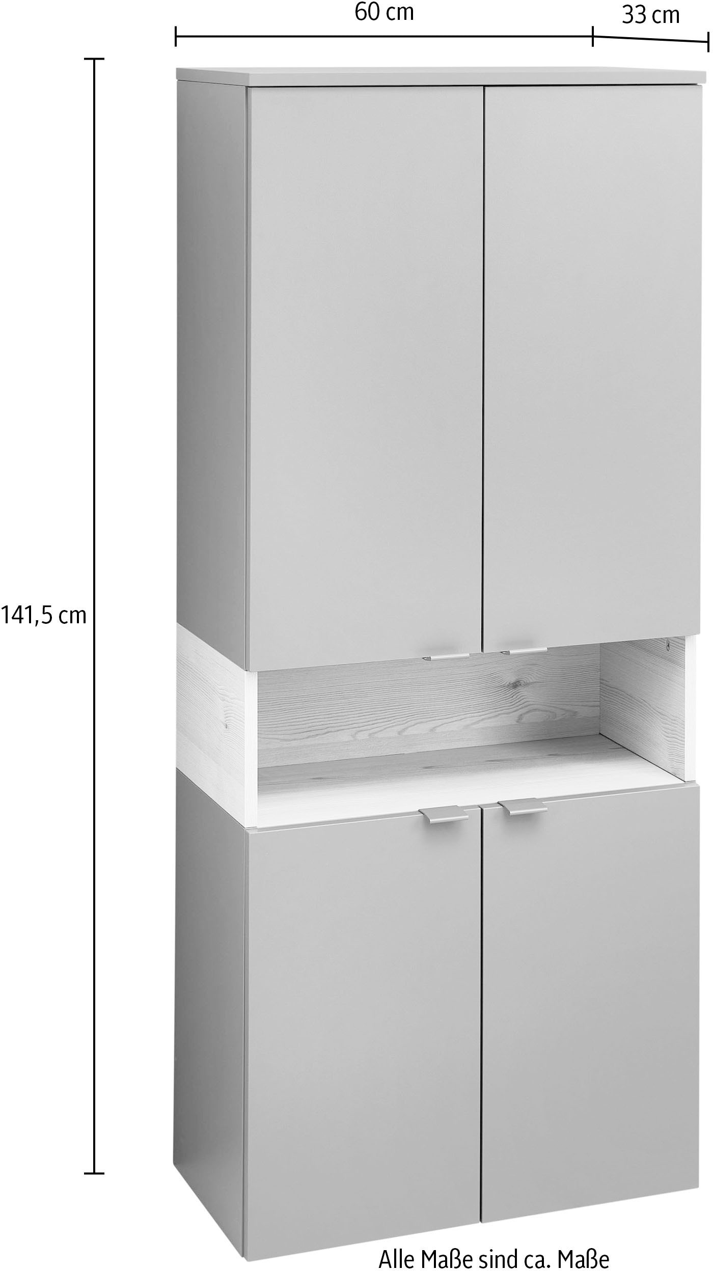 Saphir Badmöbel-Set »Quickset 394«, (Komplett-Set, 3 St.)