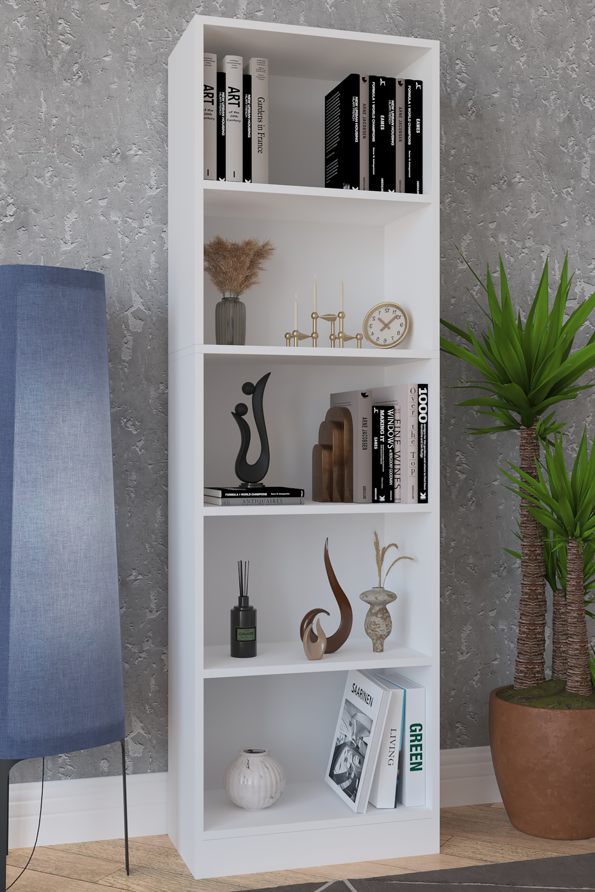 VCM Standregal »Holz Stand Regal Bücher Bücherregal Dilos XL 5f«