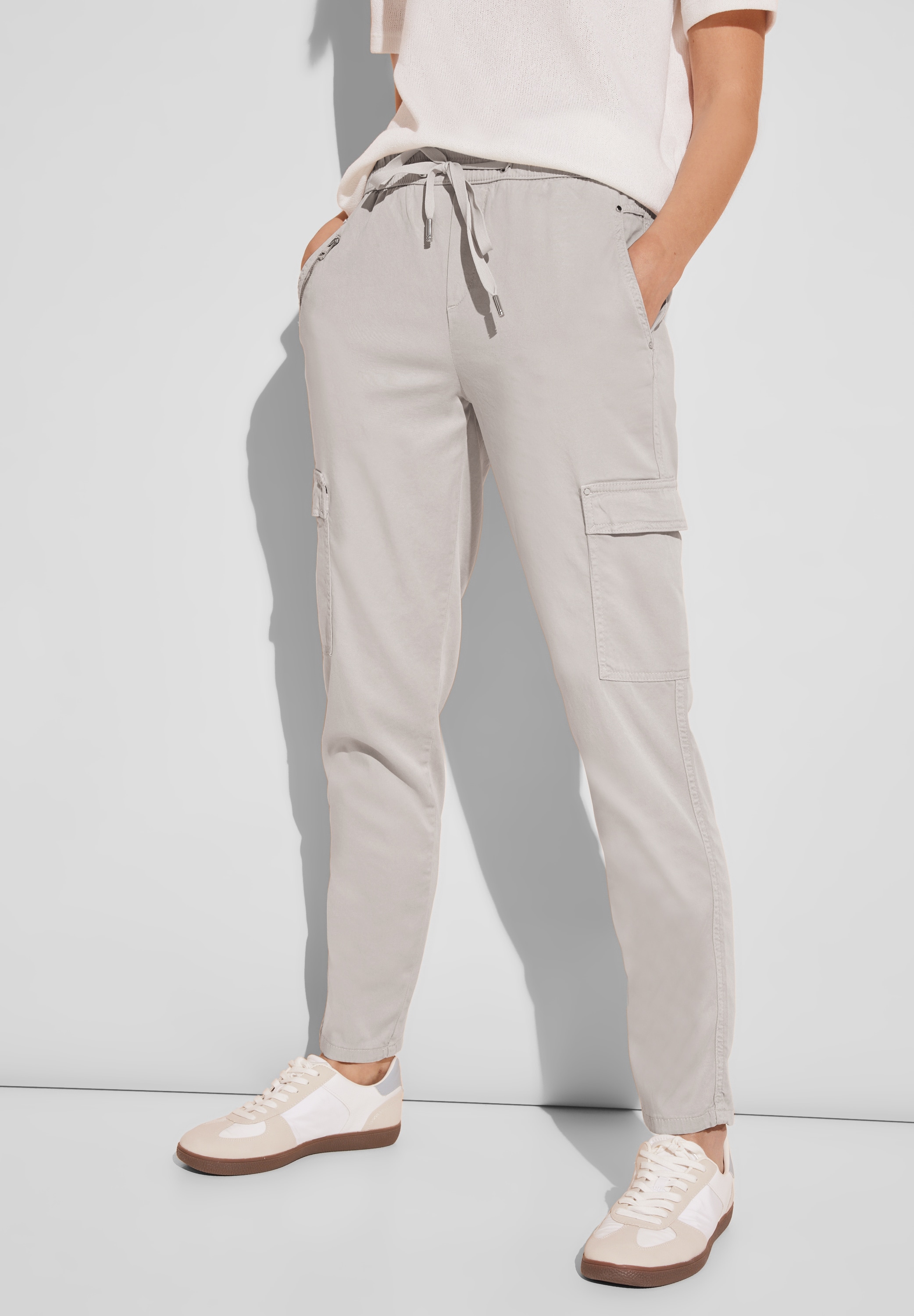 STREET ONE Cargohose, Middle Waist