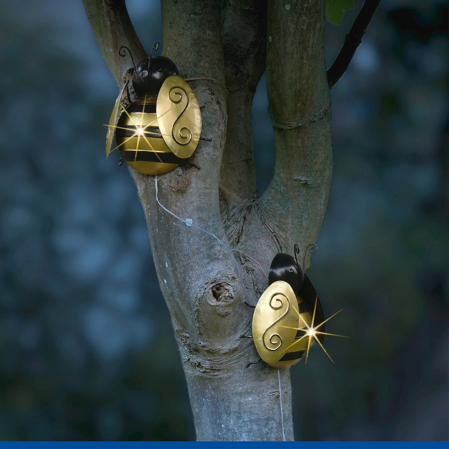 Maximex LED Gartenleuchte »Modell Biene« Warmweiß solarbetriebene Gartendekoration, leuchtet bis zu 10 Stunden