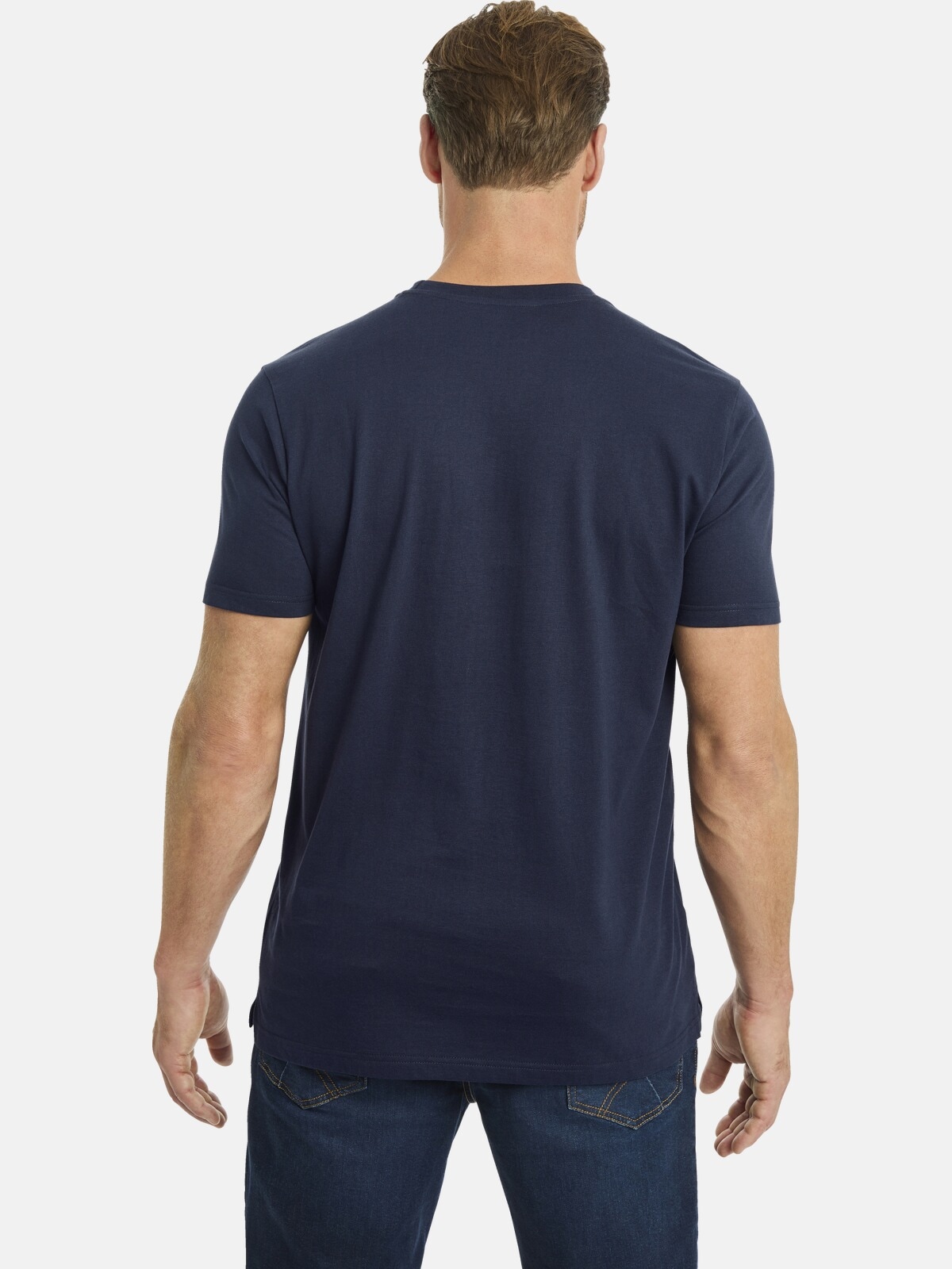 Jan Vanderstorm Rundhalsshirt »T-Shirt BERGTHOR«, (1 tlg.), mit großem Schriftzug-Aufdruck