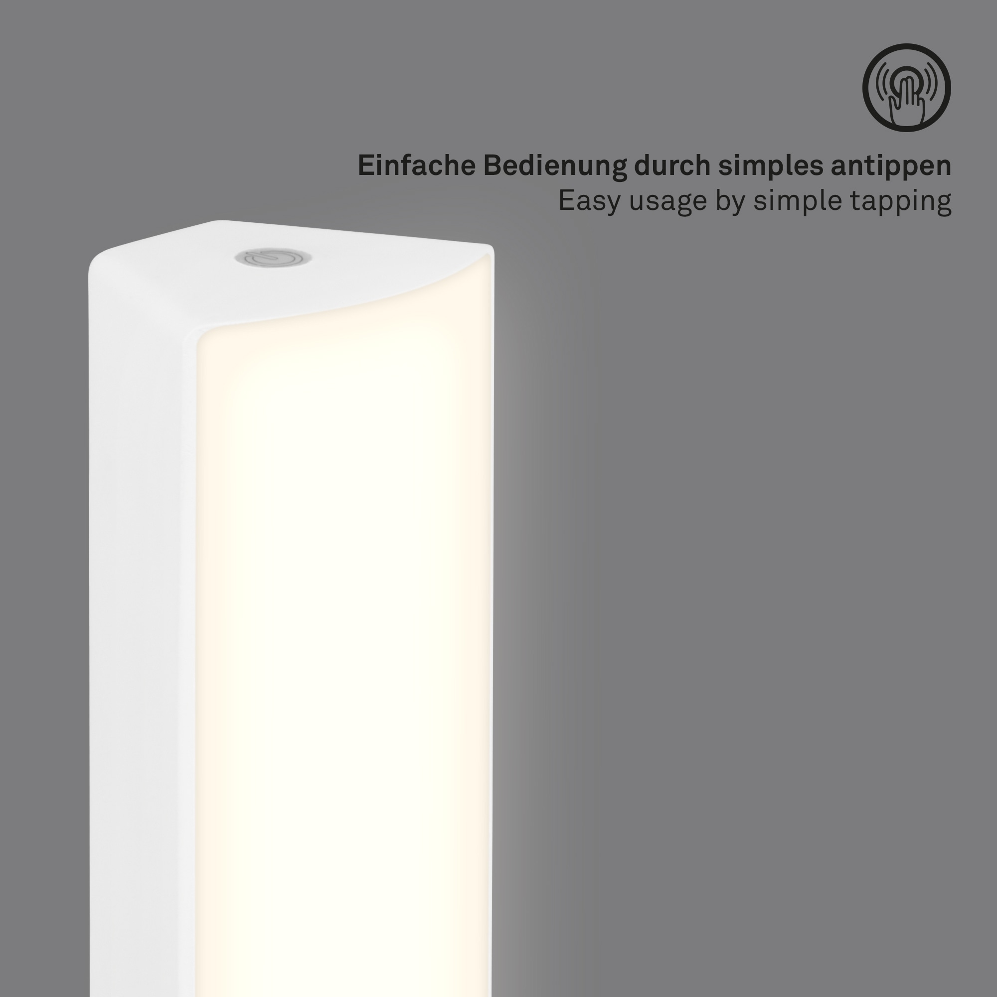 Briloner Leuchten Wandleuchte »ZADAR« LED-Modul 1 Stk. Warmweiß 14,5 x 30 cm, Indoor/Outdoor, Balkon, Wohnzimmer, Schlafzimmer
