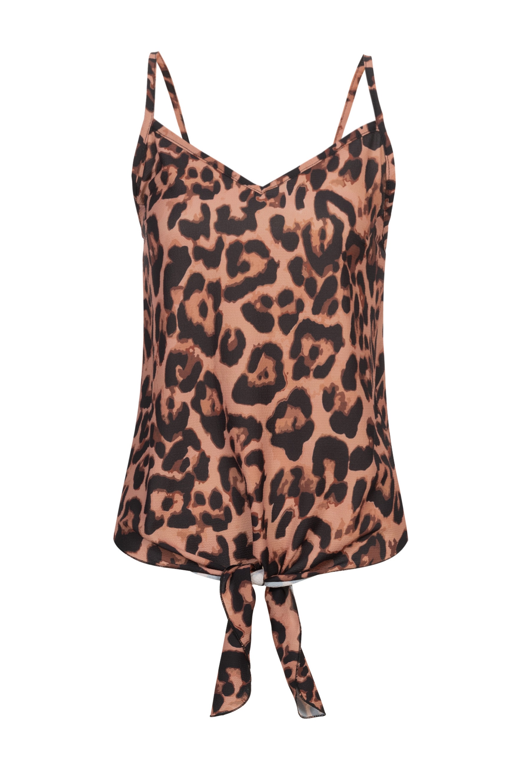 CLOUD 5IVE Muskelshirt "CLOUD 5IVE Top with knot detail and leo print" 1 Stk.