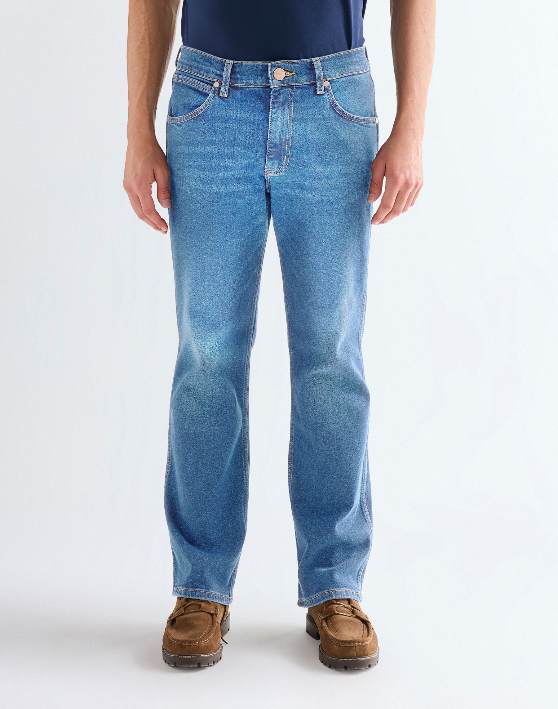 Wrangler Bootcut-Jeans "Foundation" Bootcut Fit