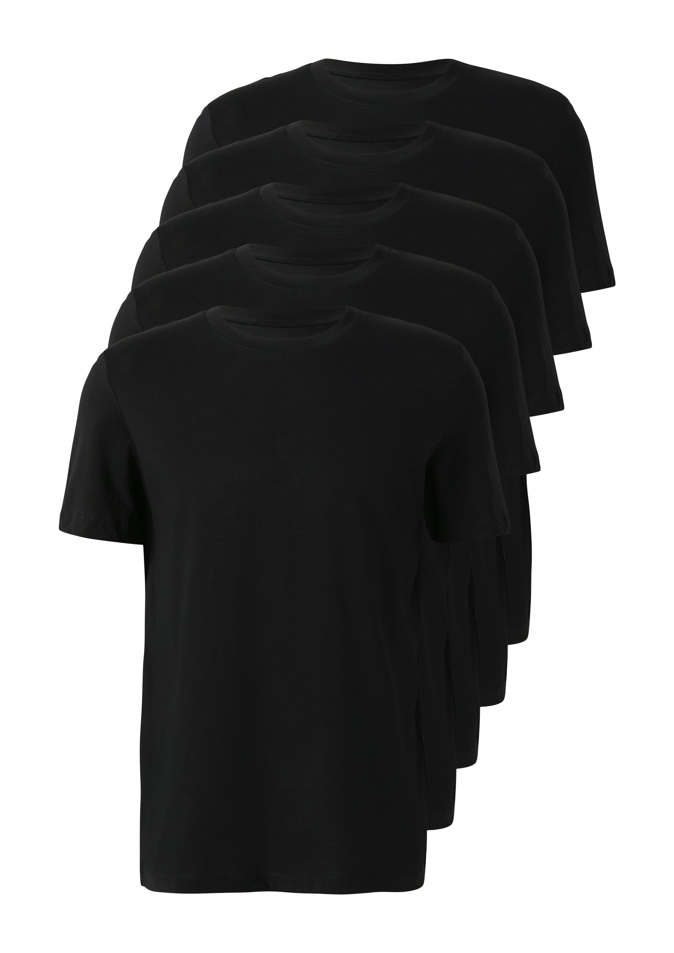 s.Oliver T-Shirt, 5er Pack mit Rundhals günstig online kaufen