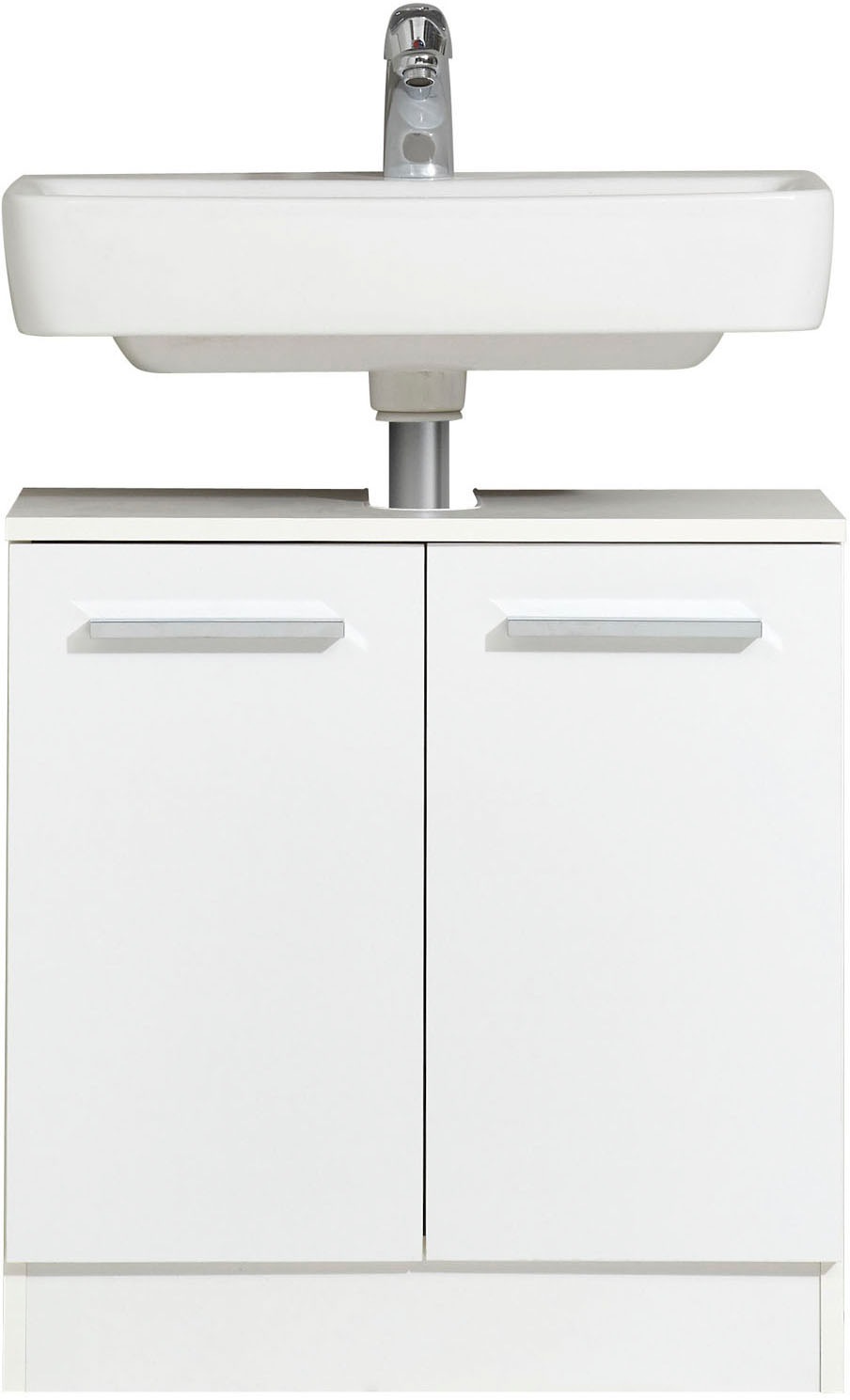 Saphir Badmöbel-Set »Quickset 335 5-teilig, Waschbeckenunterschrank mit LED-Spiegelschrank«, (5 St.), Hochschrank, Unterschrank, Hängeschrank, inkl. Türdämpfer, 11 Türen