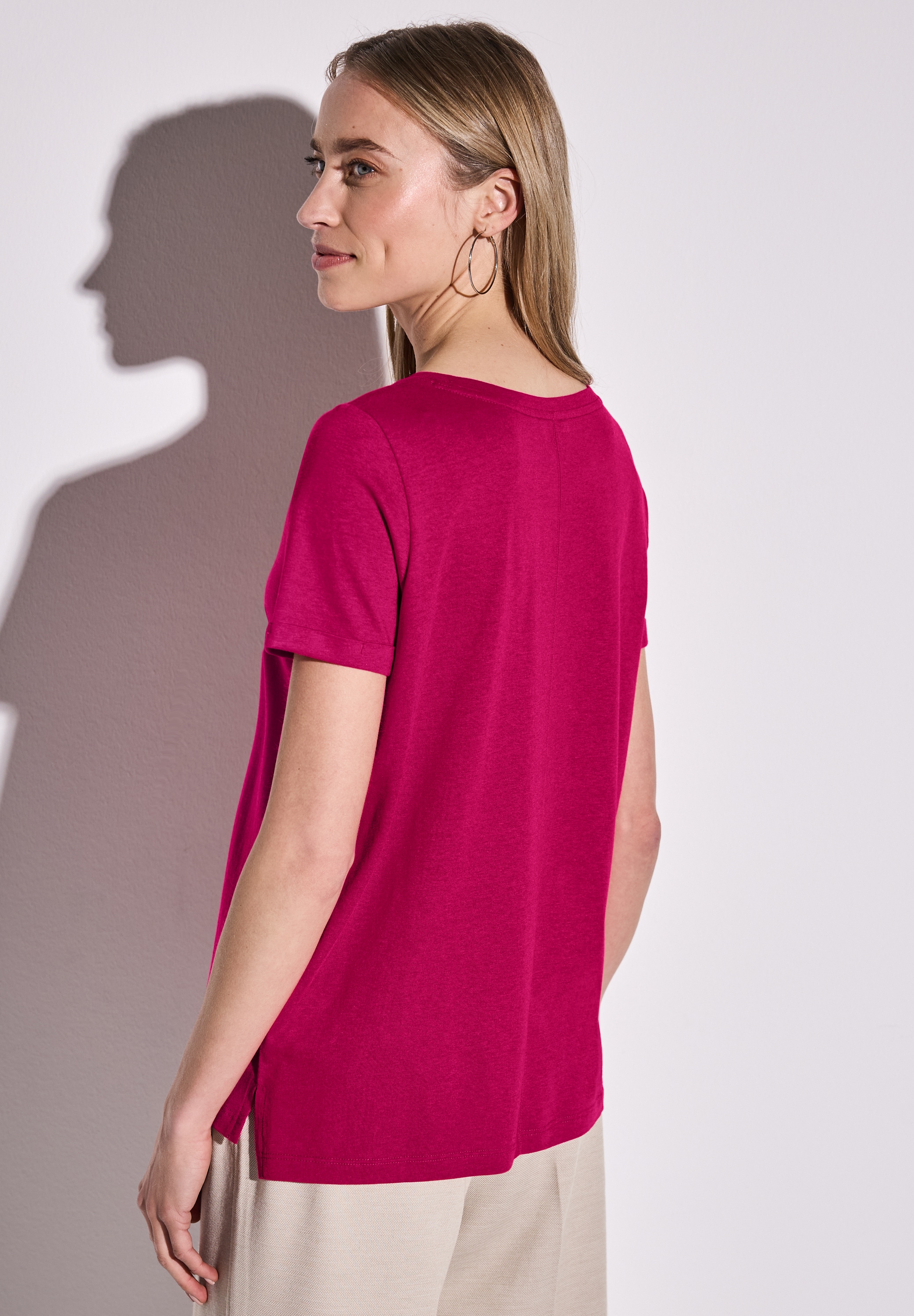 STREET ONE T-Shirt, mit Rundhalsausschnitt