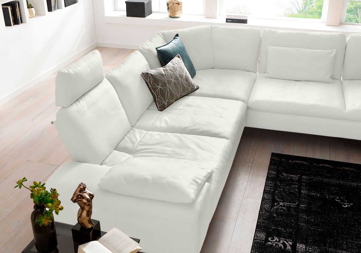 W.SCHILLIG Ecksofa "valentinoo, Designsofa, elegant und bequem, L-Form", (S günstig online kaufen