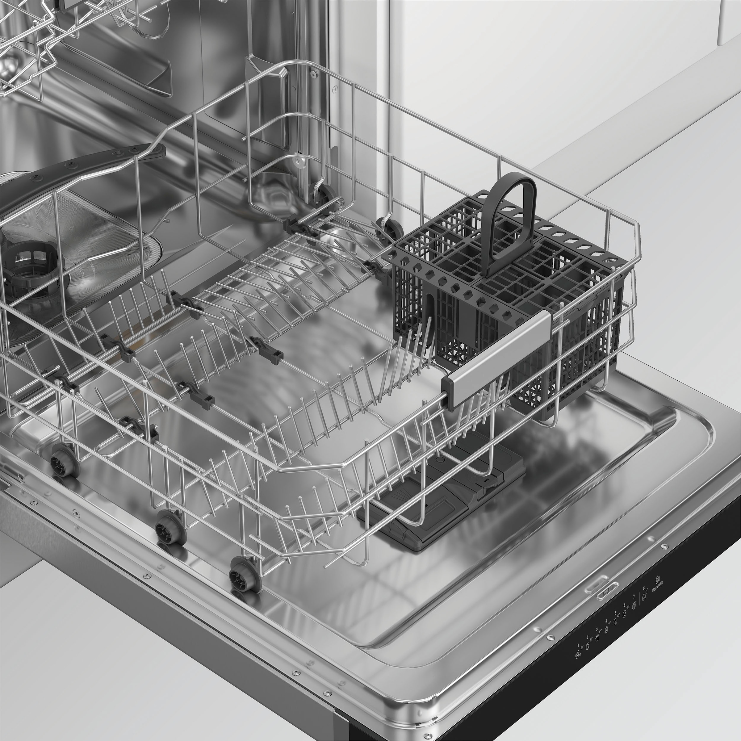 BAUKNECHT Unterbaugeschirrspüler »OBUC Ecosilent2 8650« 8,9 l 14 tlg. Maßgedecke ActiveDry – automatische Türöffnung, 2+2 Herstellergarantie