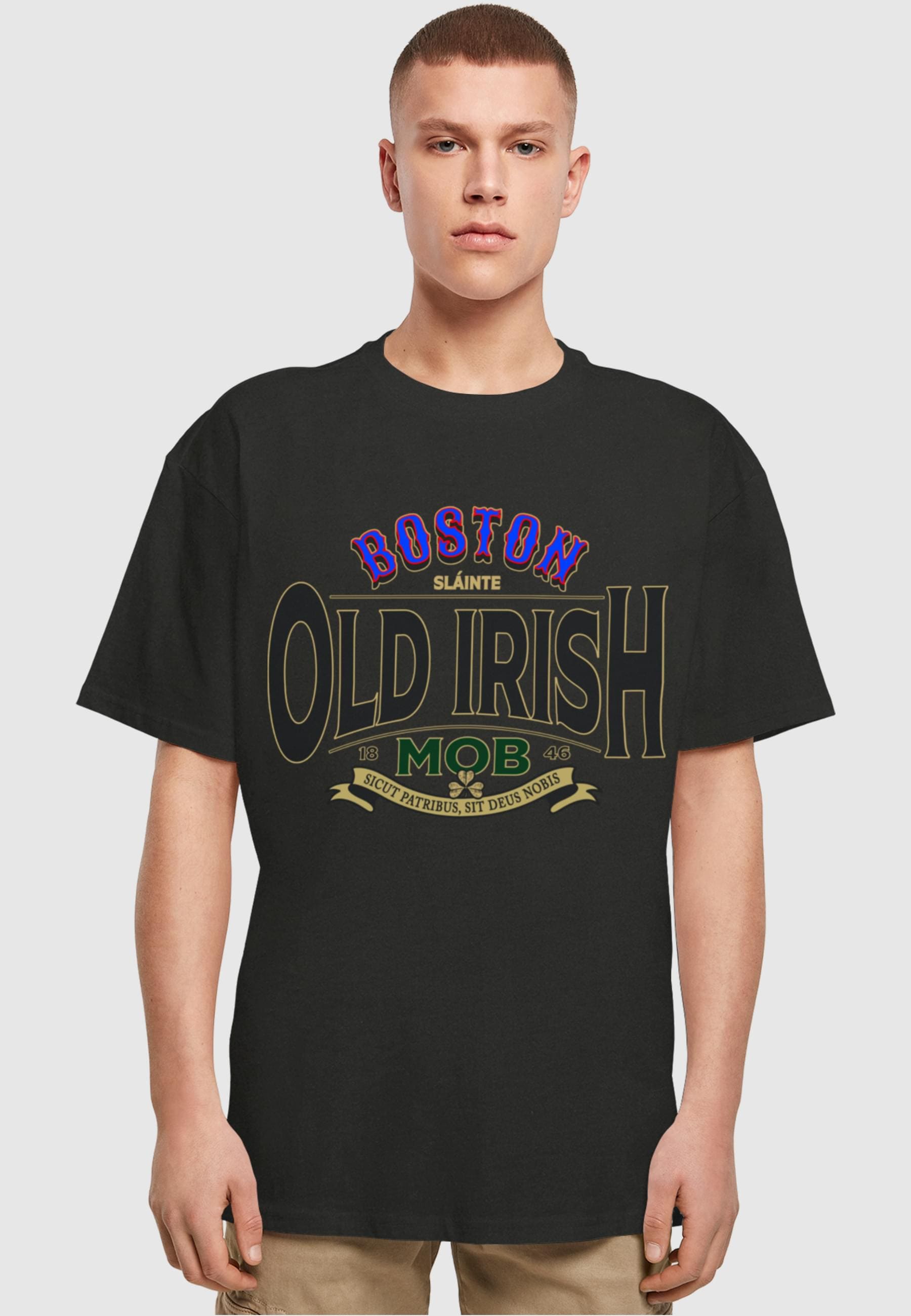 Upscale by Mister Tee T-Shirt »Upscale by Mister Tee Herren Old Irish Mob Oversize Tee«, (1 tlg.)