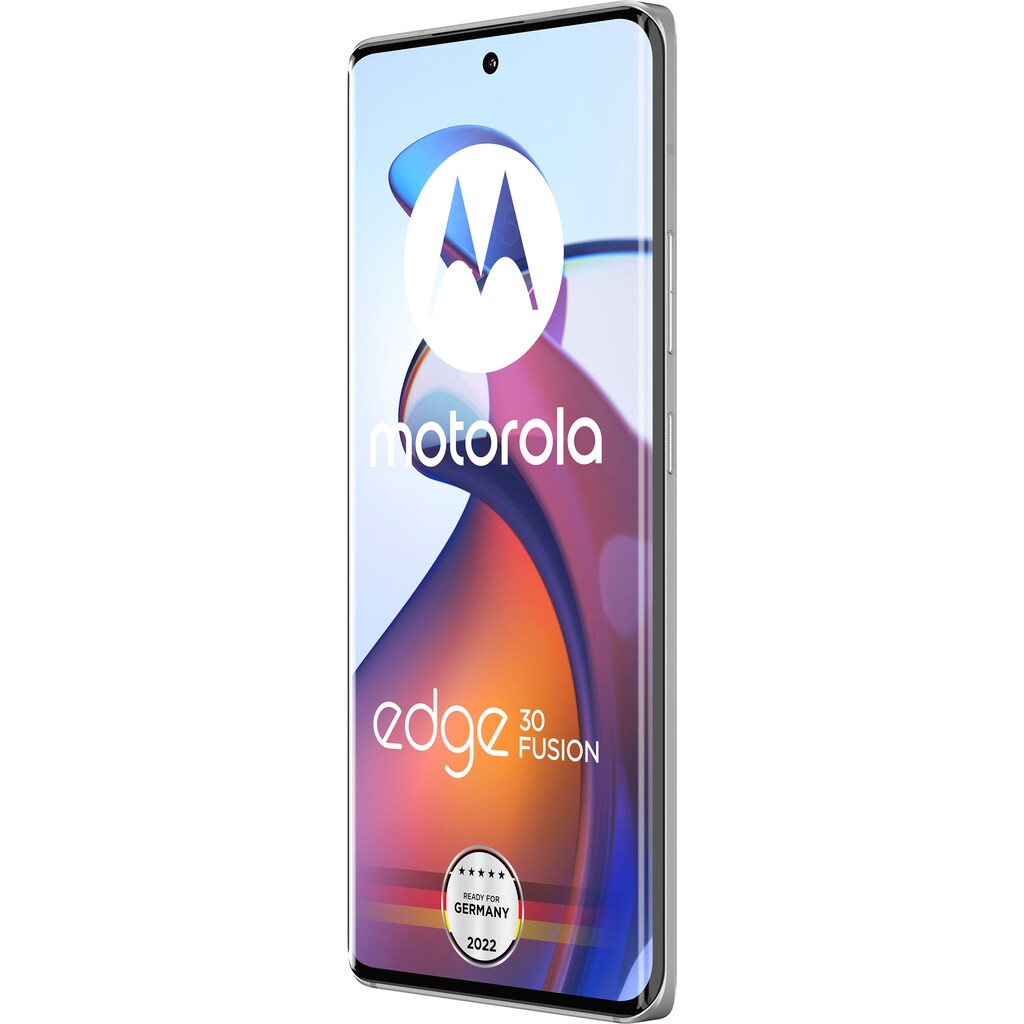 Motorola Smartphone »Edge 30 Fusion Holiday Edition«, aurora white, 16,64 cm/6,55 Zoll, 128 GB Speicherplatz, 50 MP Kamera