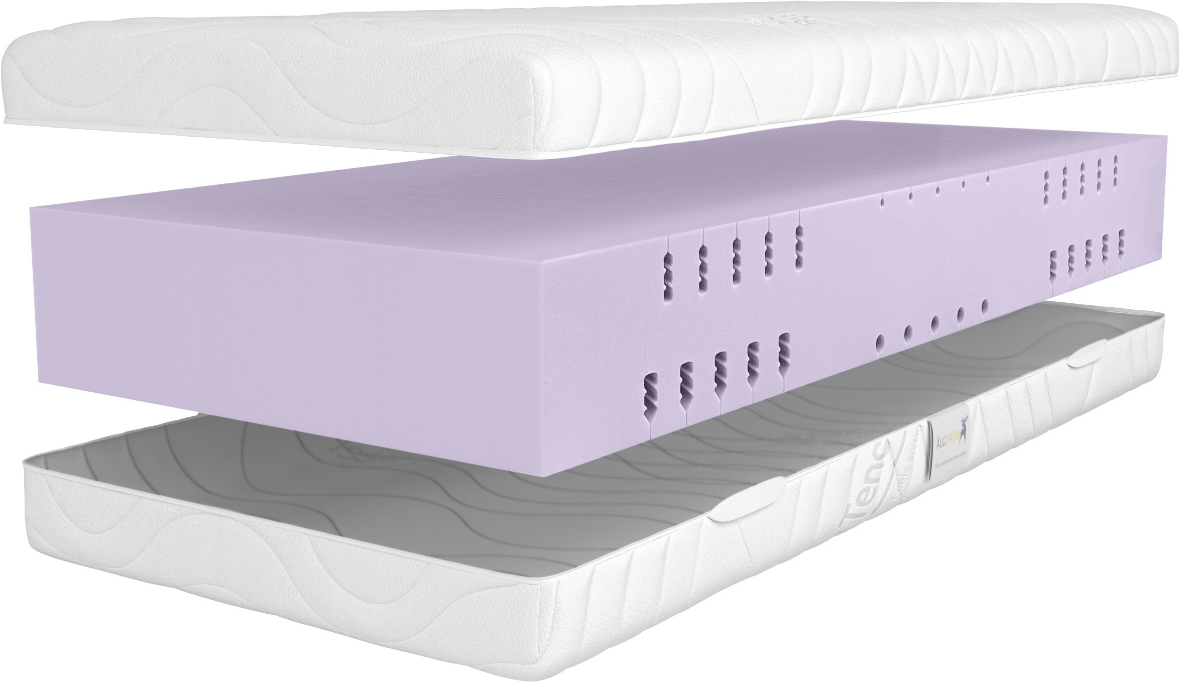 OTTO home Komfortschaummatratze »NEUHEIT, PREMIUM Tornby, 90x200 cm, 140x200 cm & mehr, atmungsaktiv« 27 cm hoch Raumgewicht: 39 kg/m³ 1 Stk. tlg. Wendematratze H2+3/H3+4/H4+5, ergonomisch, langlebige Qualität (RG 39)