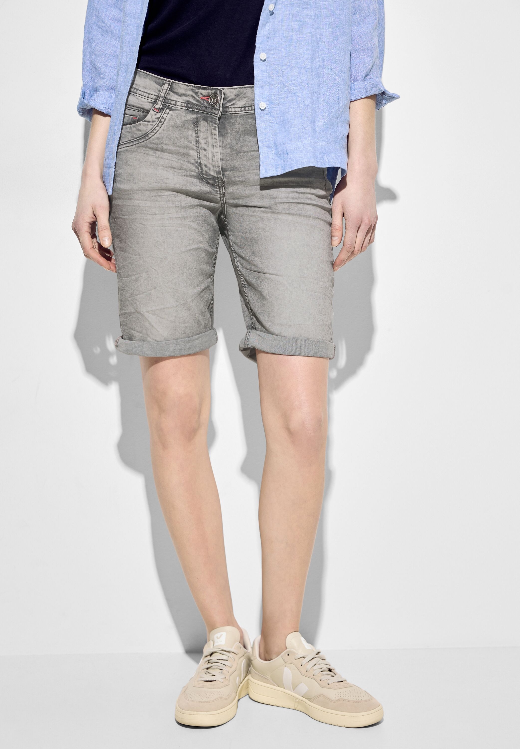 Cecil Shorts "Style Scarlett", Sommerhose mit Used-Optik günstig online kaufen