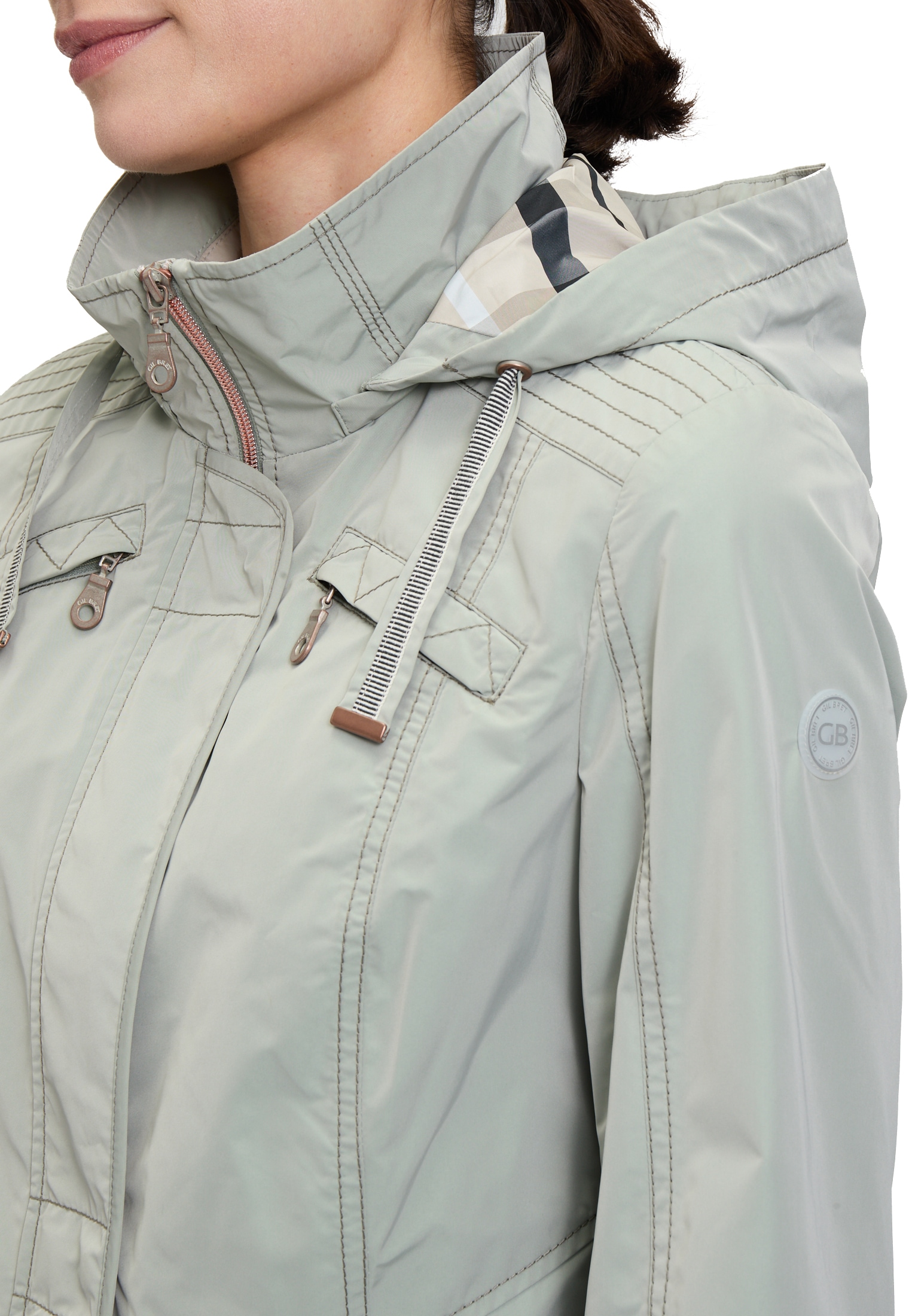 Gil Bret Outdoorjacke, mit Kapuze, mit Kapuze
